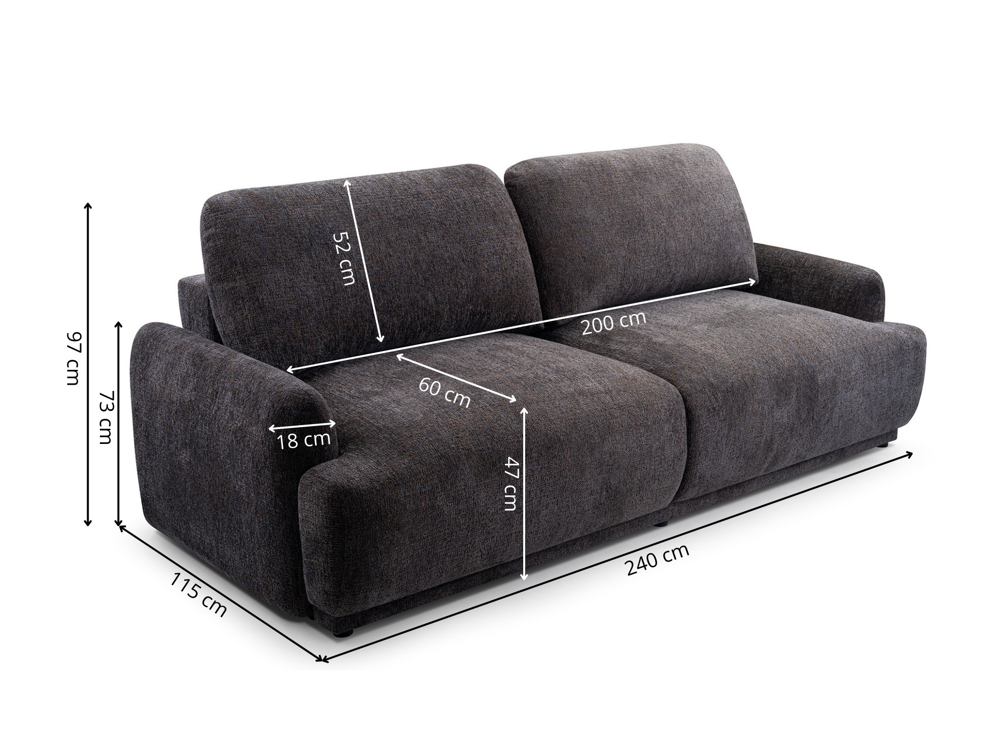 Canapea extensibilă Lufkin 113 (Bello 25)