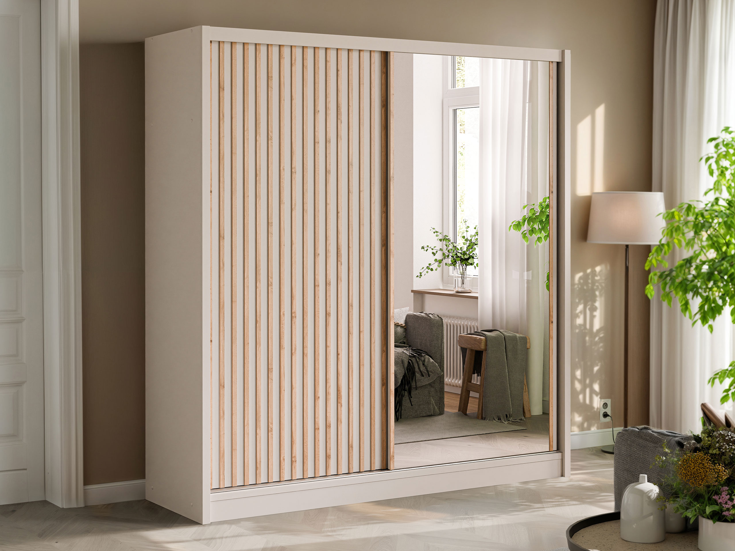 Dulap Gemes (Cașmir + Stejar Wotan)