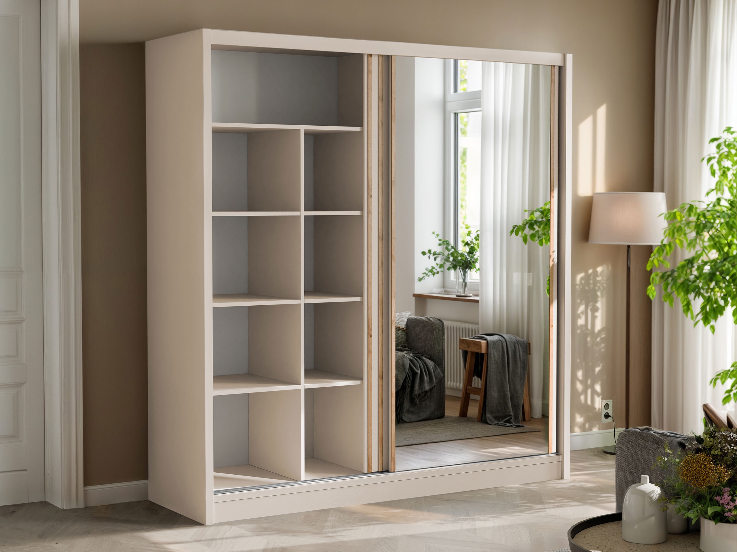 Dulap Gemes (Cașmir + Stejar Wotan)