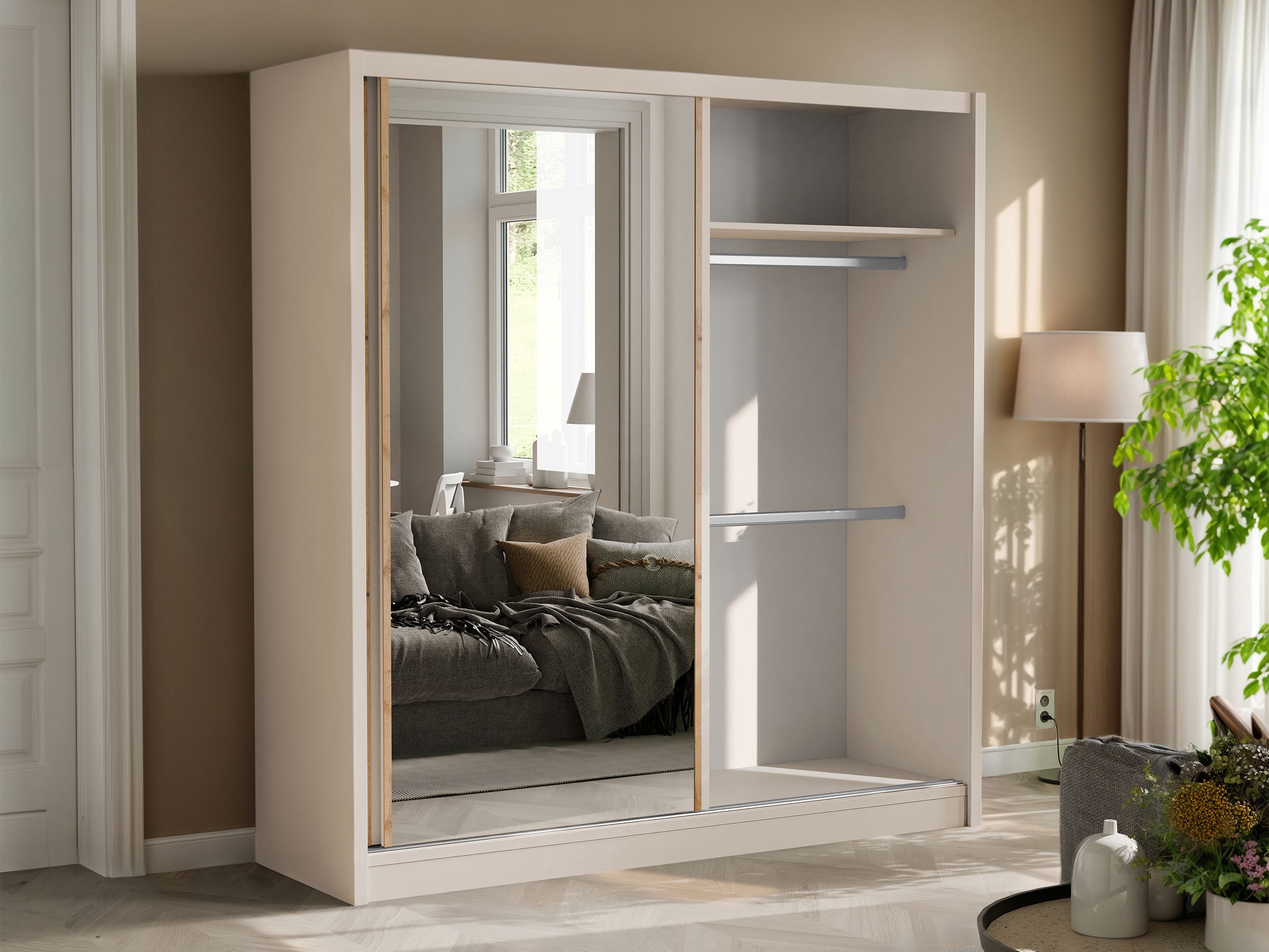 Dulap Honolulu 274 (Cașmir + Stejar Wotan)