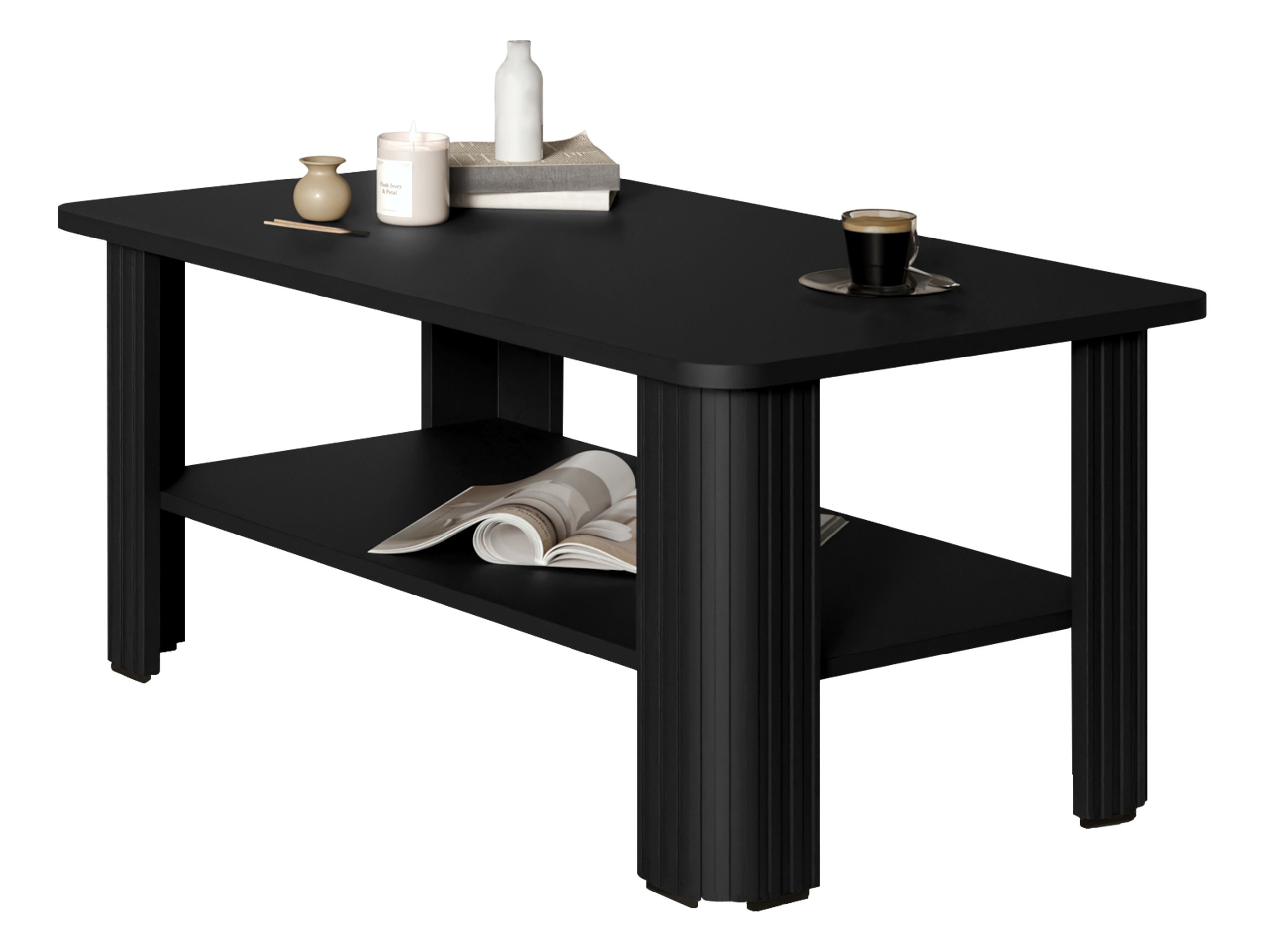Măsuță de cafea Charlotte 213 (Negru)