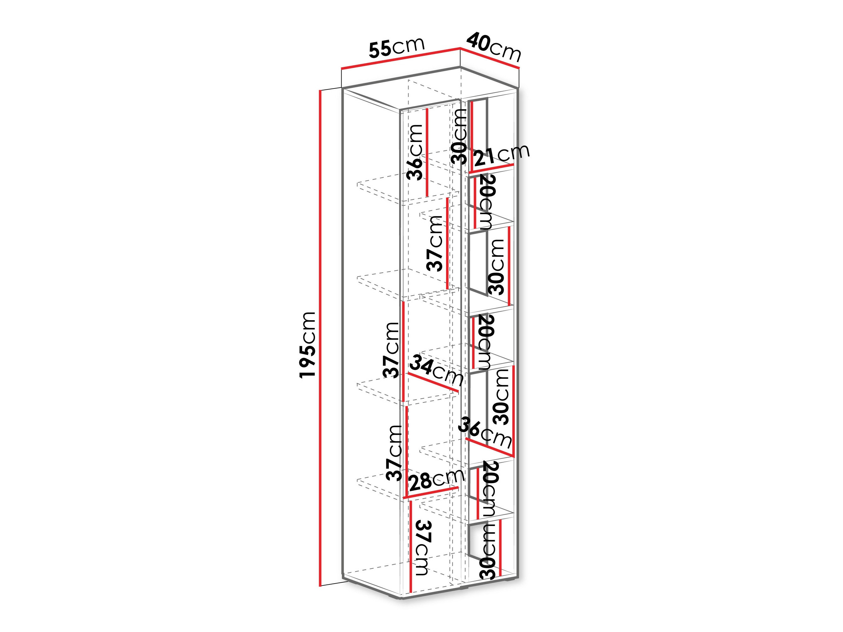 Raft Fiosono 103 (Verde prăfuit + Stejar)