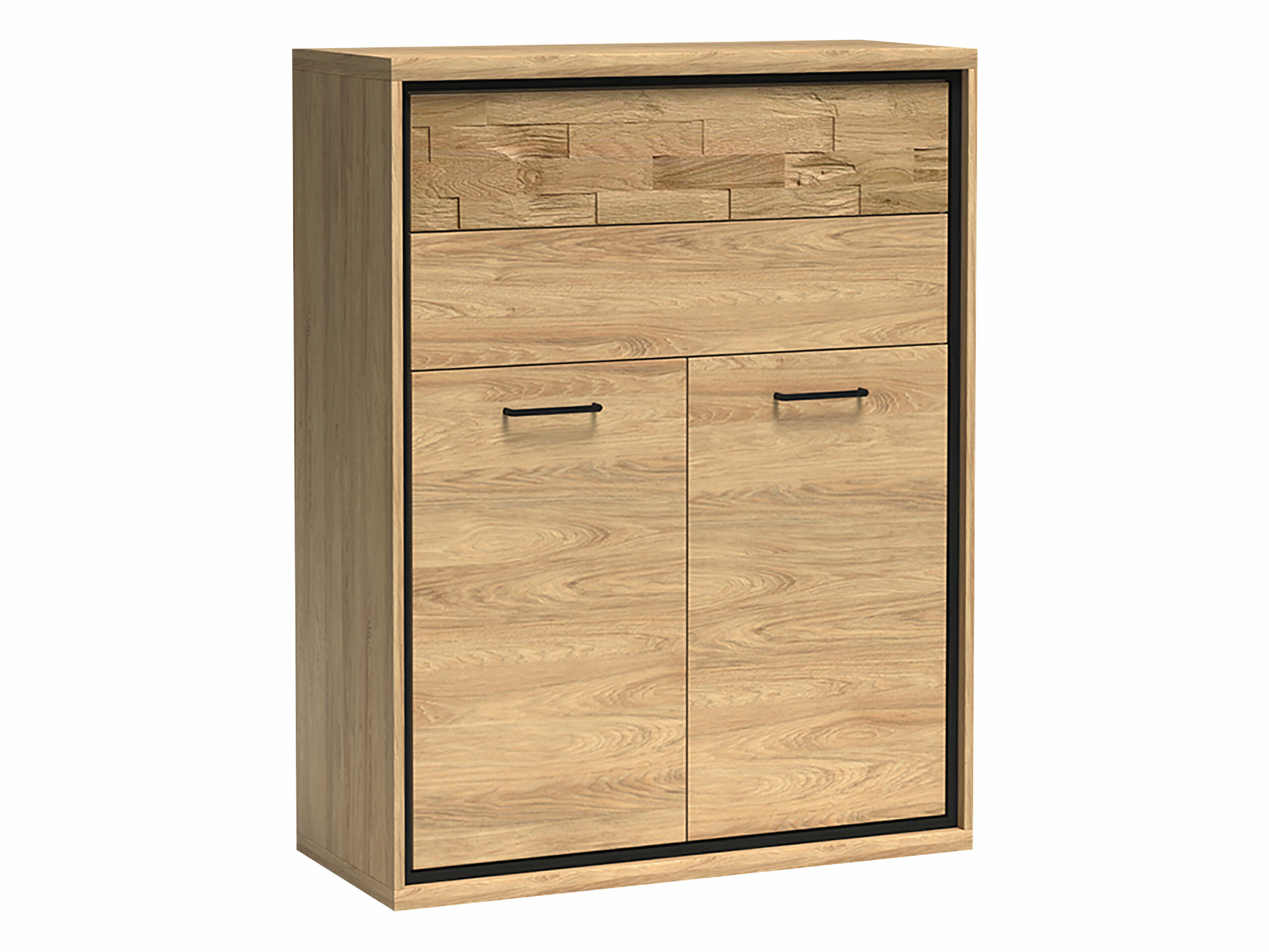 Comodă Etrmoni 103 (Maro deschis + Stejar)