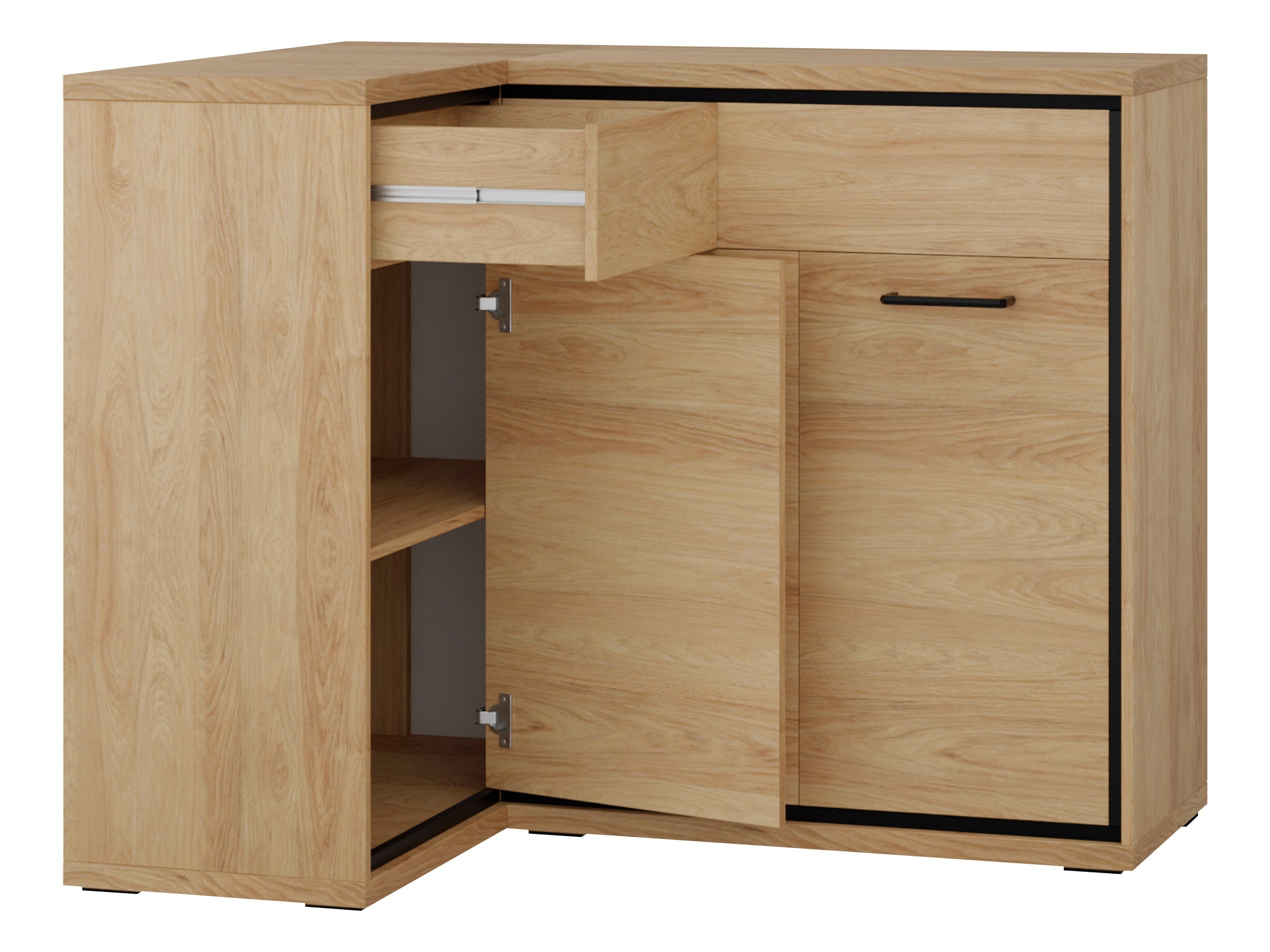 Comodă de colț Etrmoni 121 (Maro deschis)