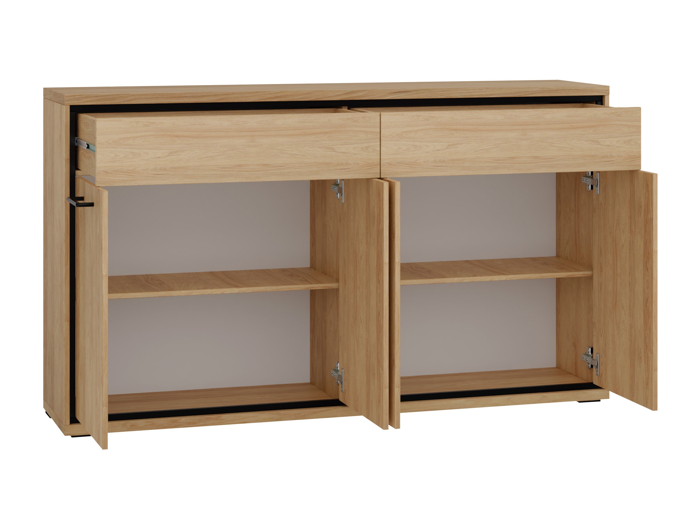 Set dormitor Etrmoni 122 (Maro deschis + Stejar)