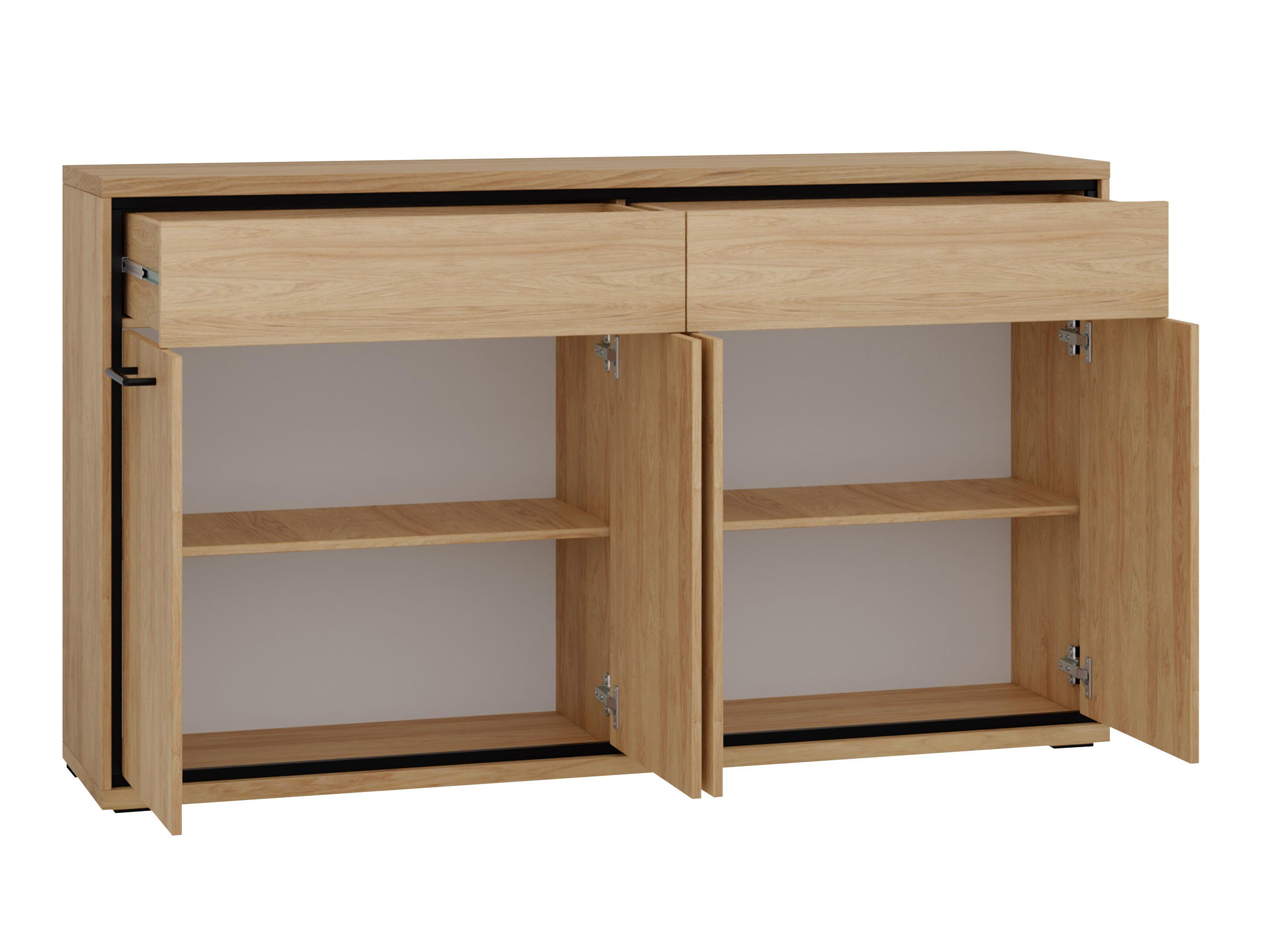 Set dormitor Etrmoni 122 (Maro deschis + Stejar)