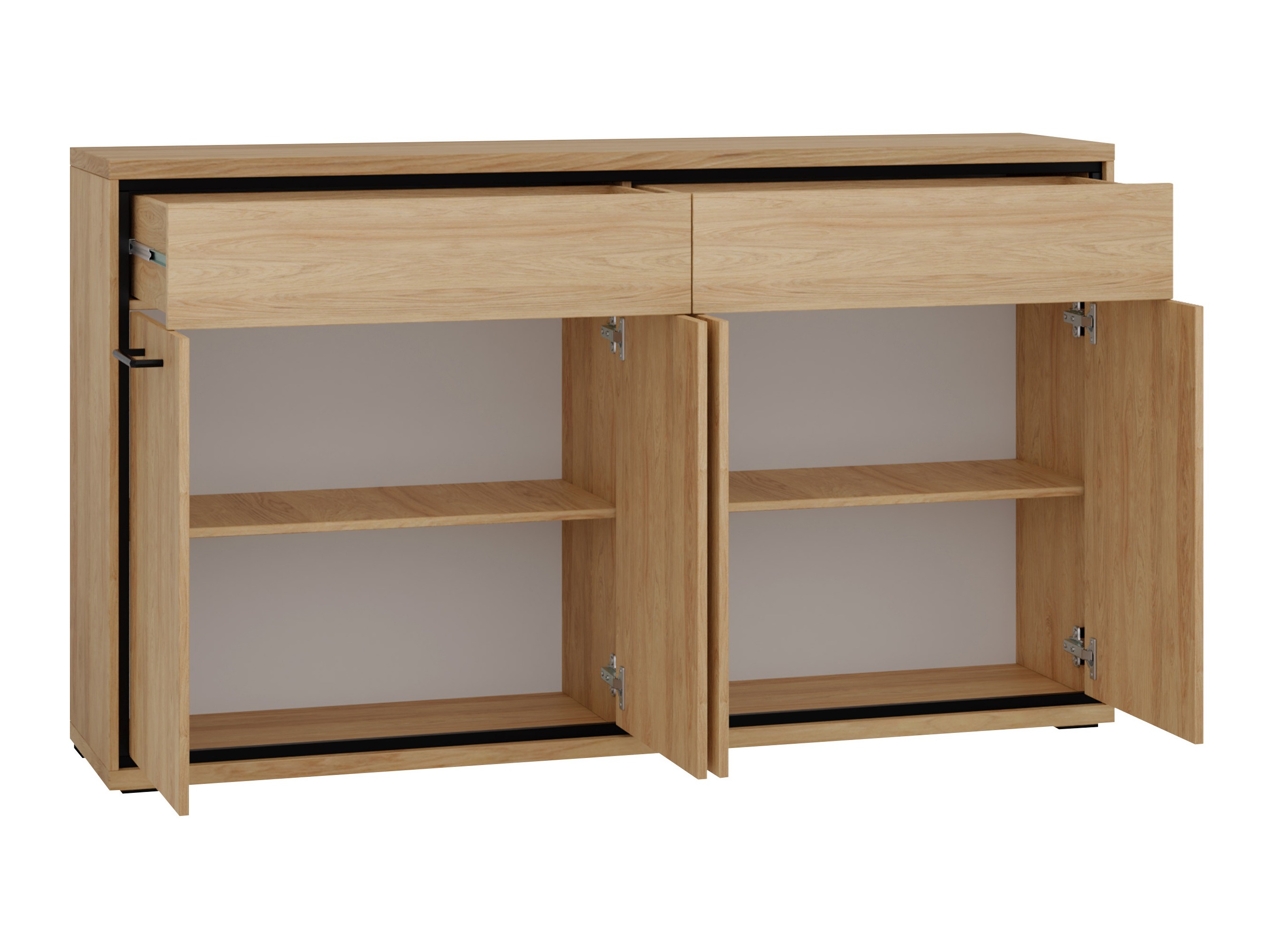 Set dormitor Etrmoni 122 (Maro deschis + Stejar)