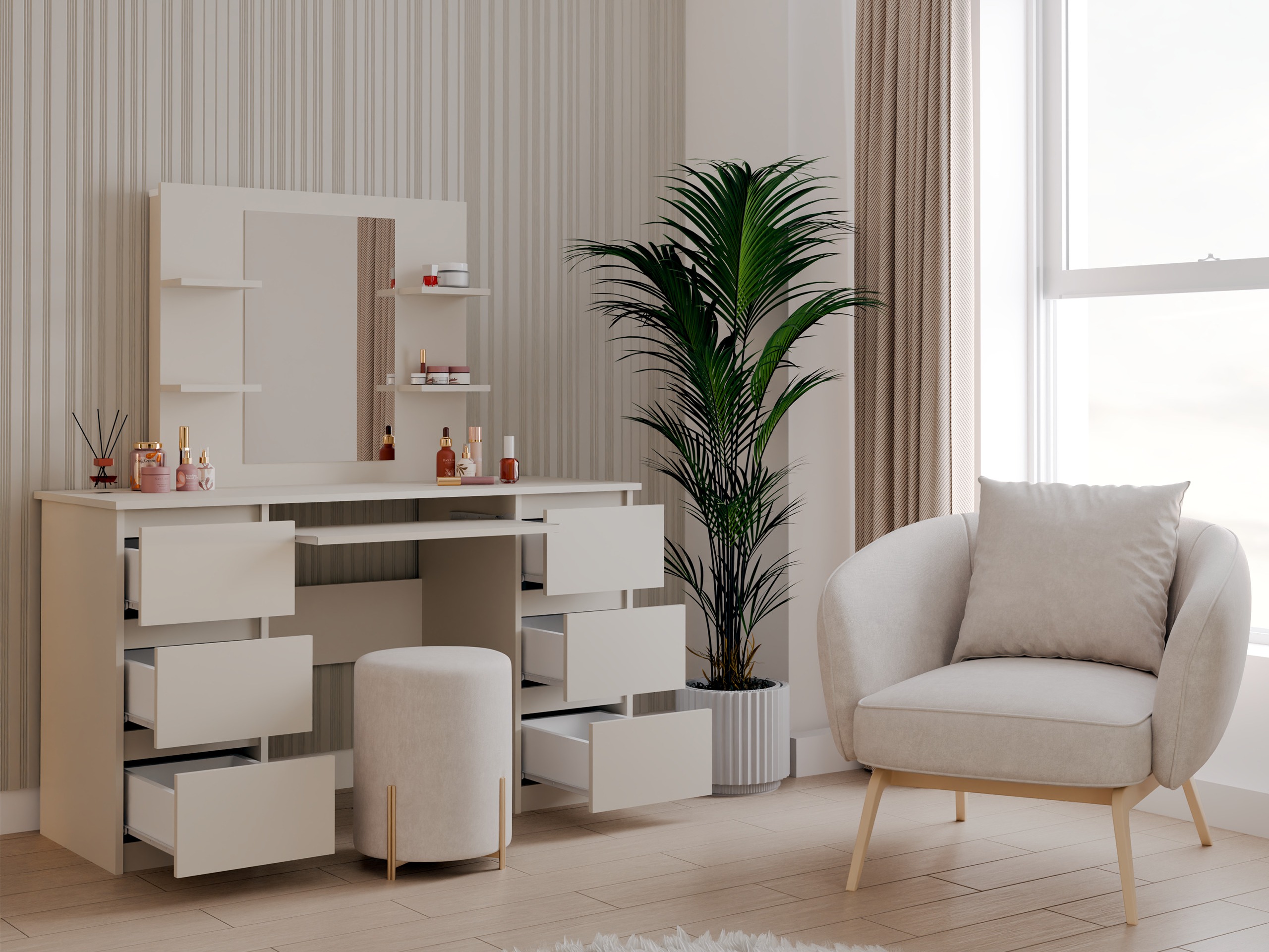 Măsuță de machiaj Mandeville 359 (Cașmir)