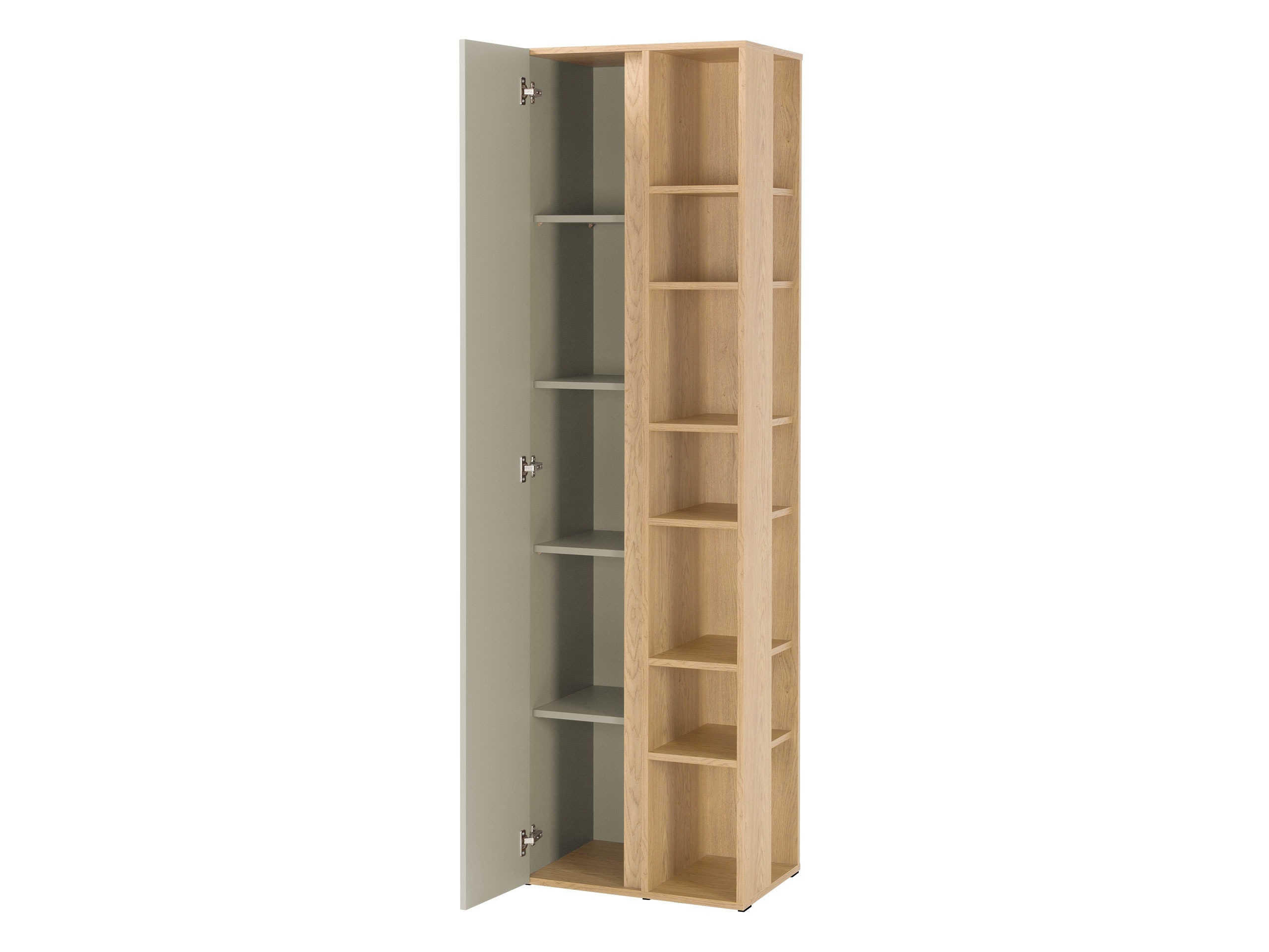 Set dormitor Fiosono 113 (Bej + Stejar deschis)