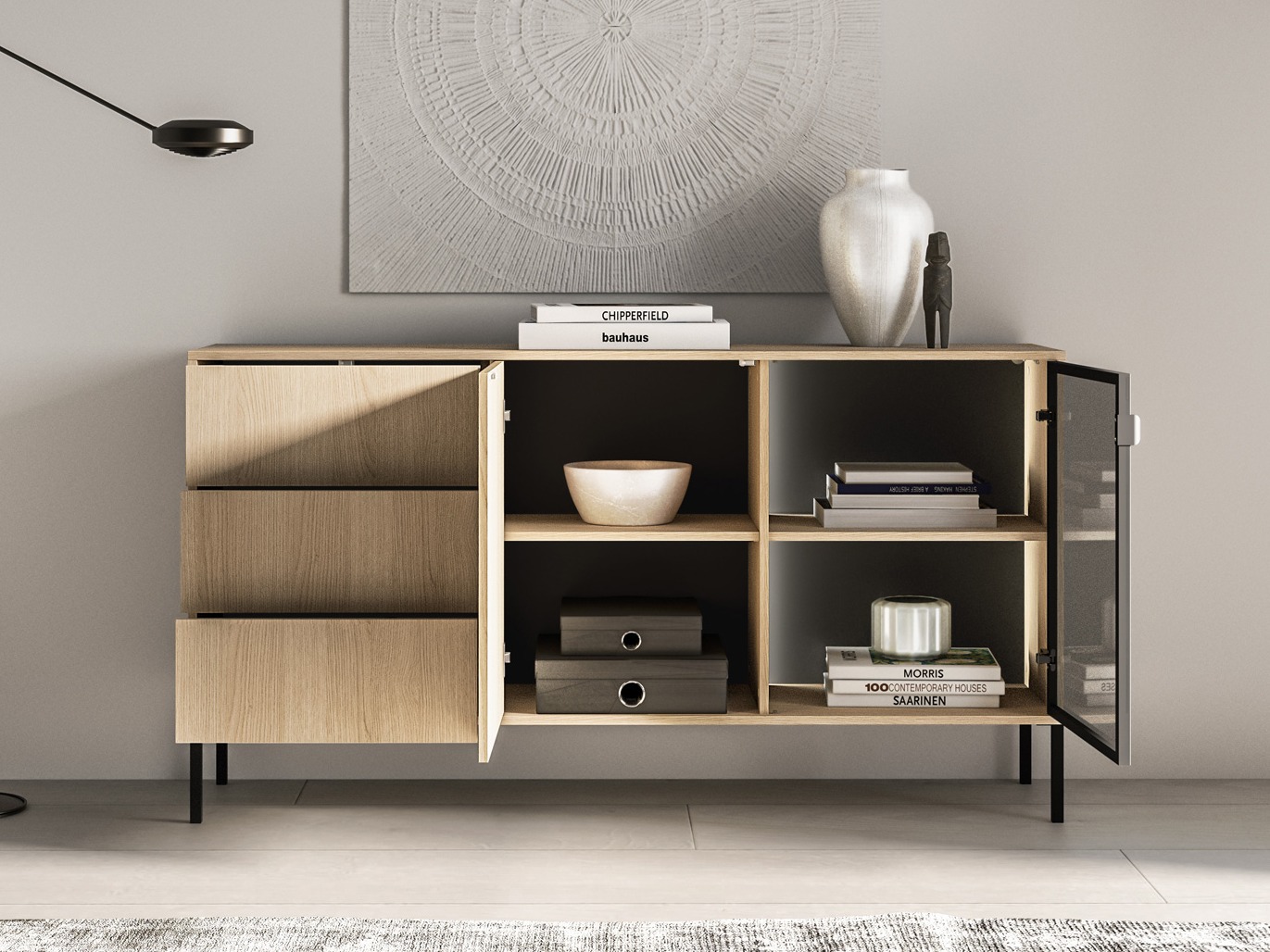 Comodă Virsalo 101 (Stejar)