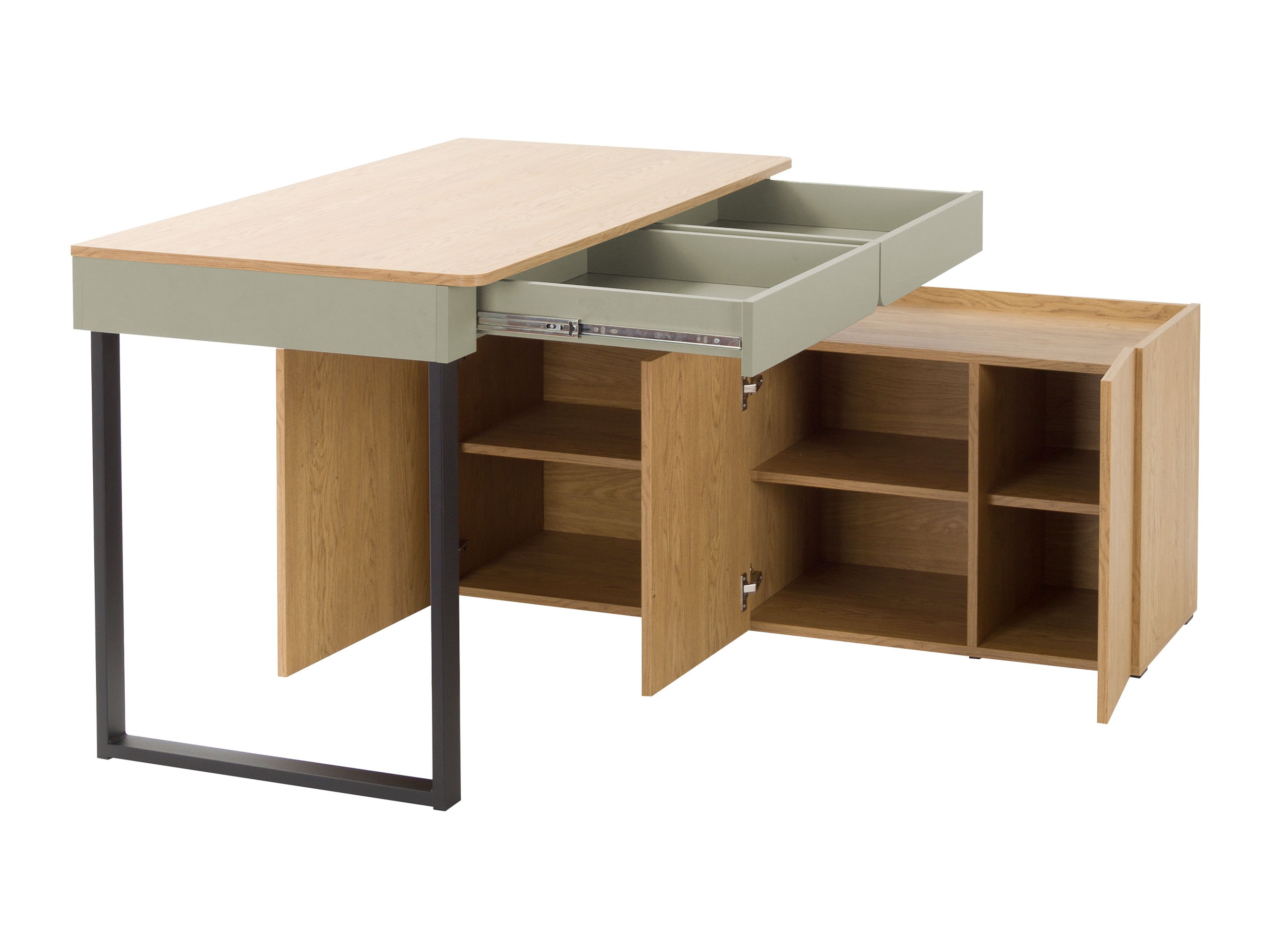 Set de mobilier Fiosono 115 (Bej + Stejar)