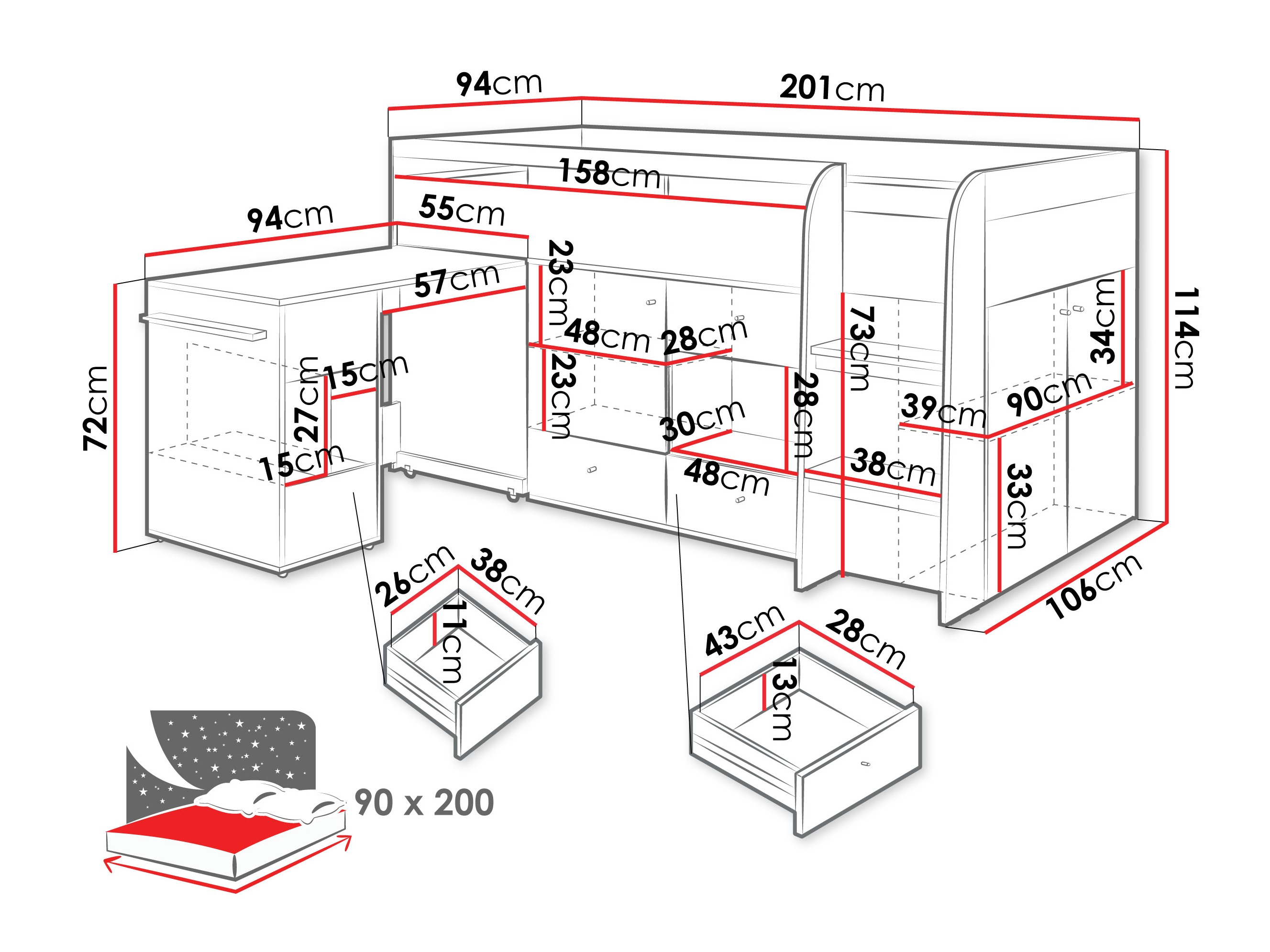 Pat înalt Ciravie 107