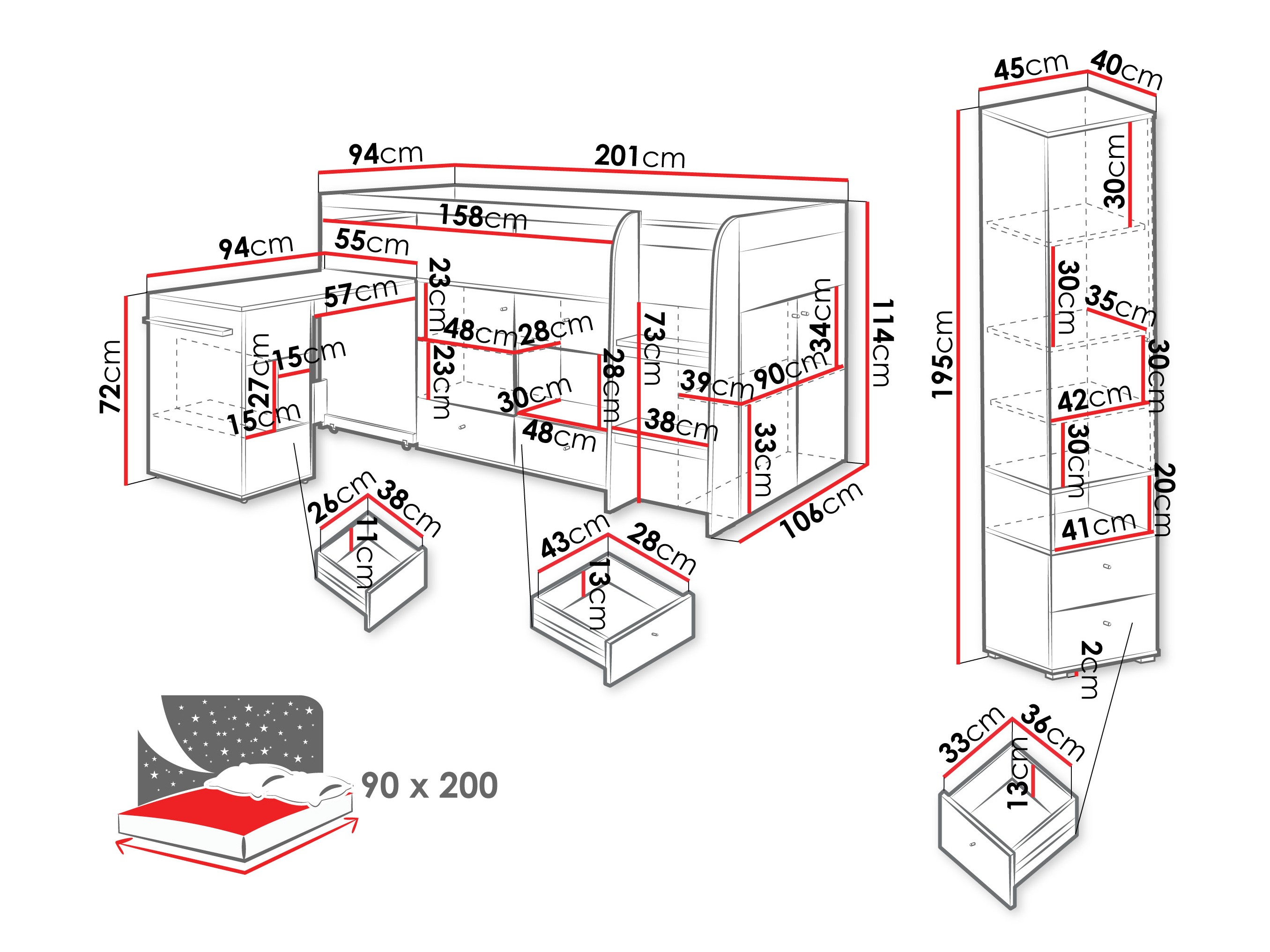 Set de camera copii Ciravie 109