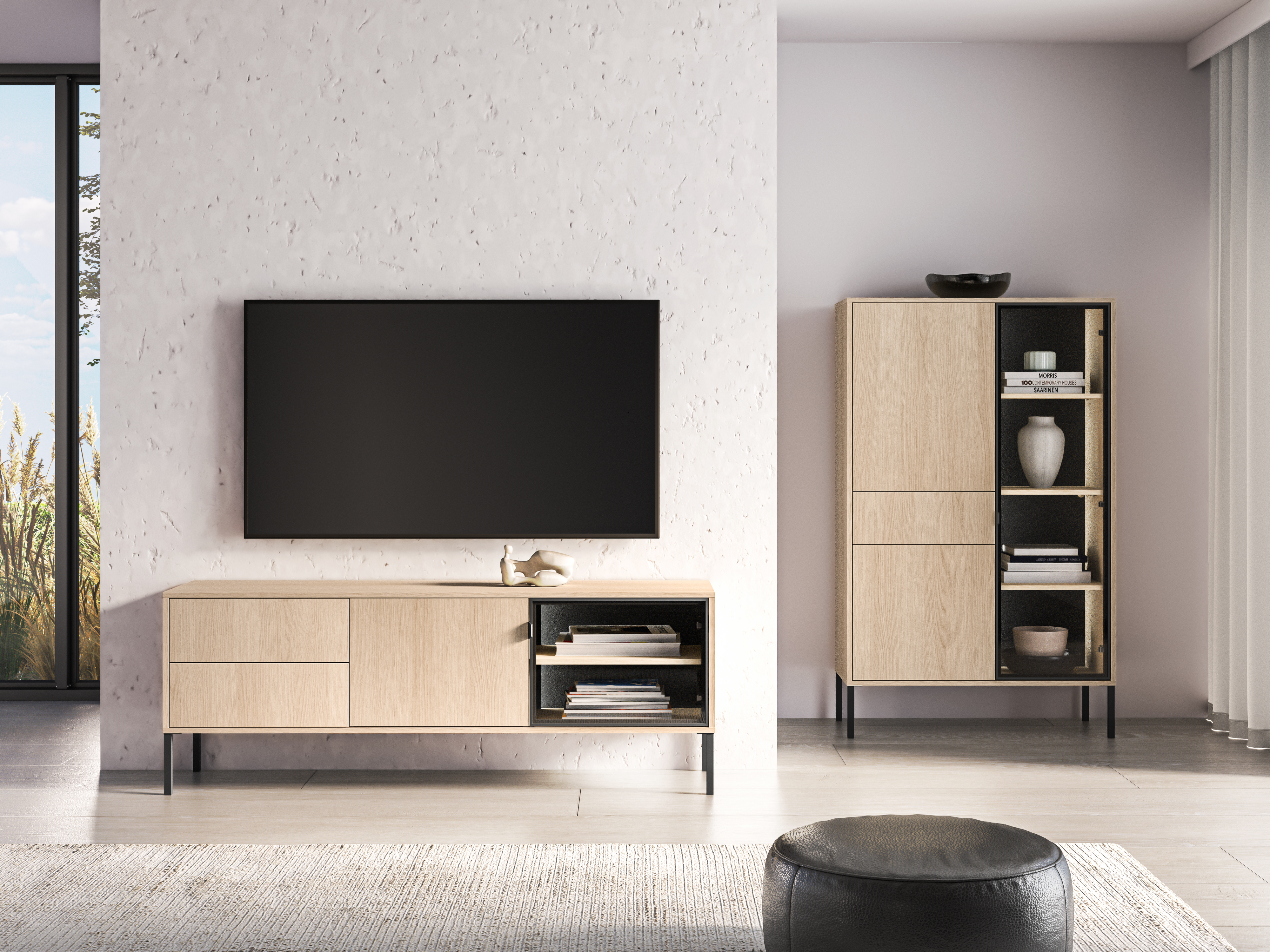 Set de living Virsalo 105 (Stejar)