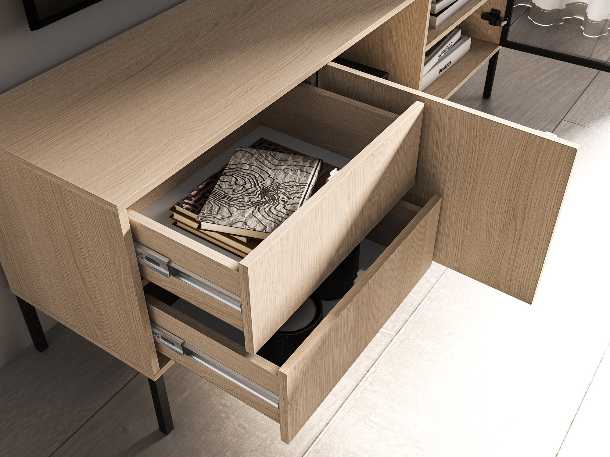 Set de living Virsalo 105 (Stejar)