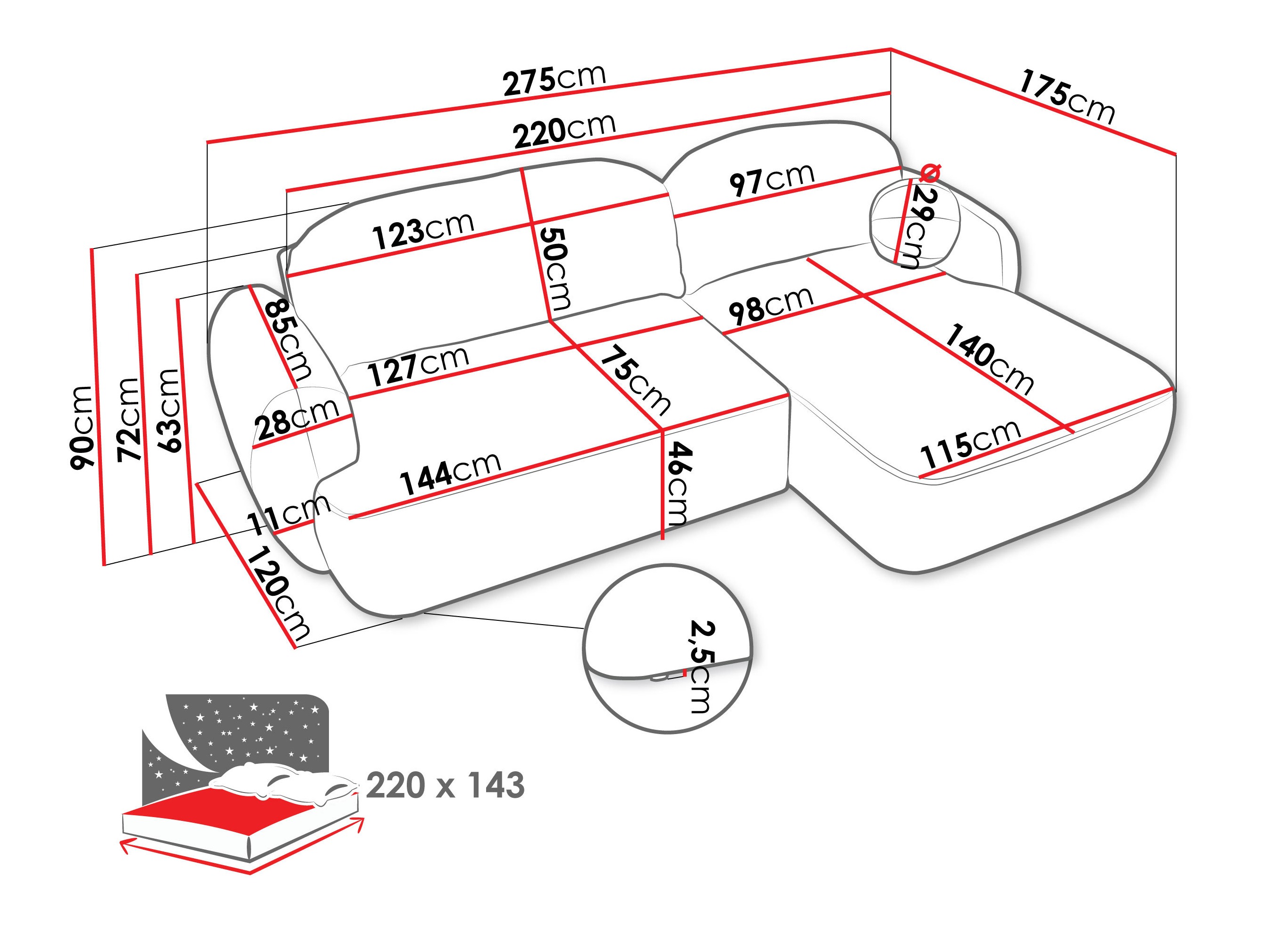 Colțar TrendyNest Ardea I (Now Or Never 03)