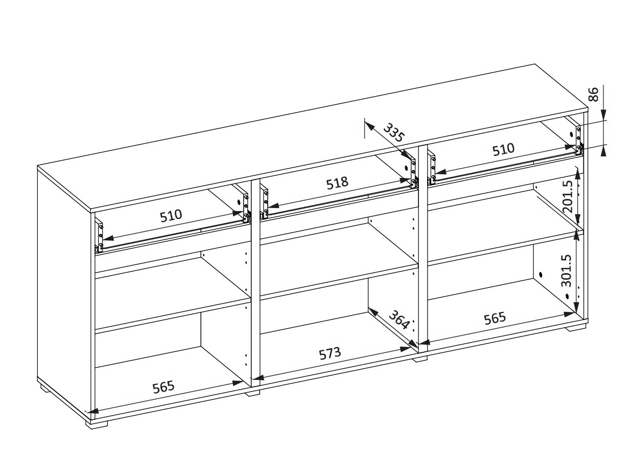 Comodă Alfere 103 (Congo)