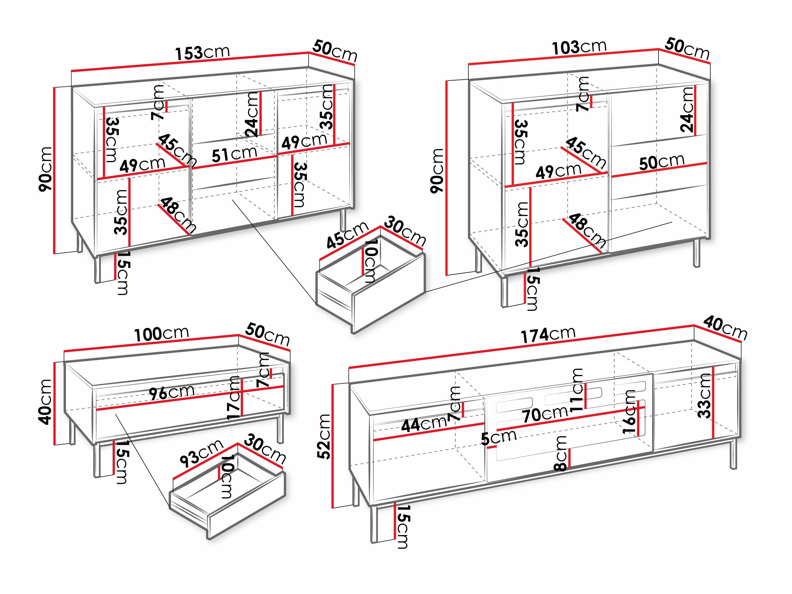 Set de living Comfivo Delruva III (Alb)