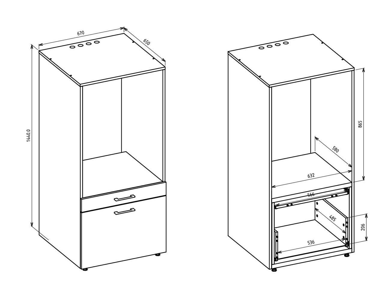 Set de mobilier Novdele 105 (Alb)