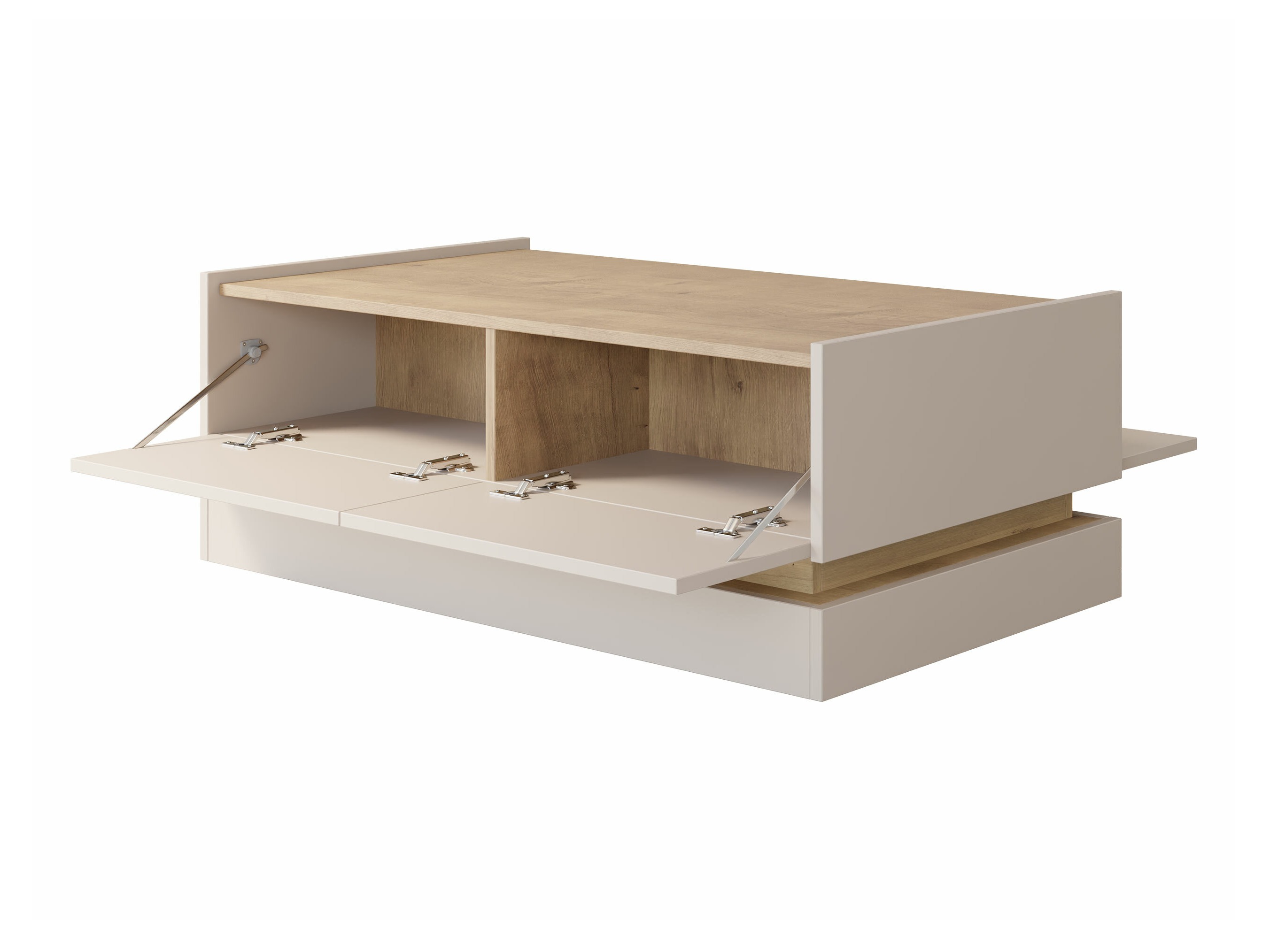 Măsuță de cafea Comfivo Tilia (Negru + Stejar)