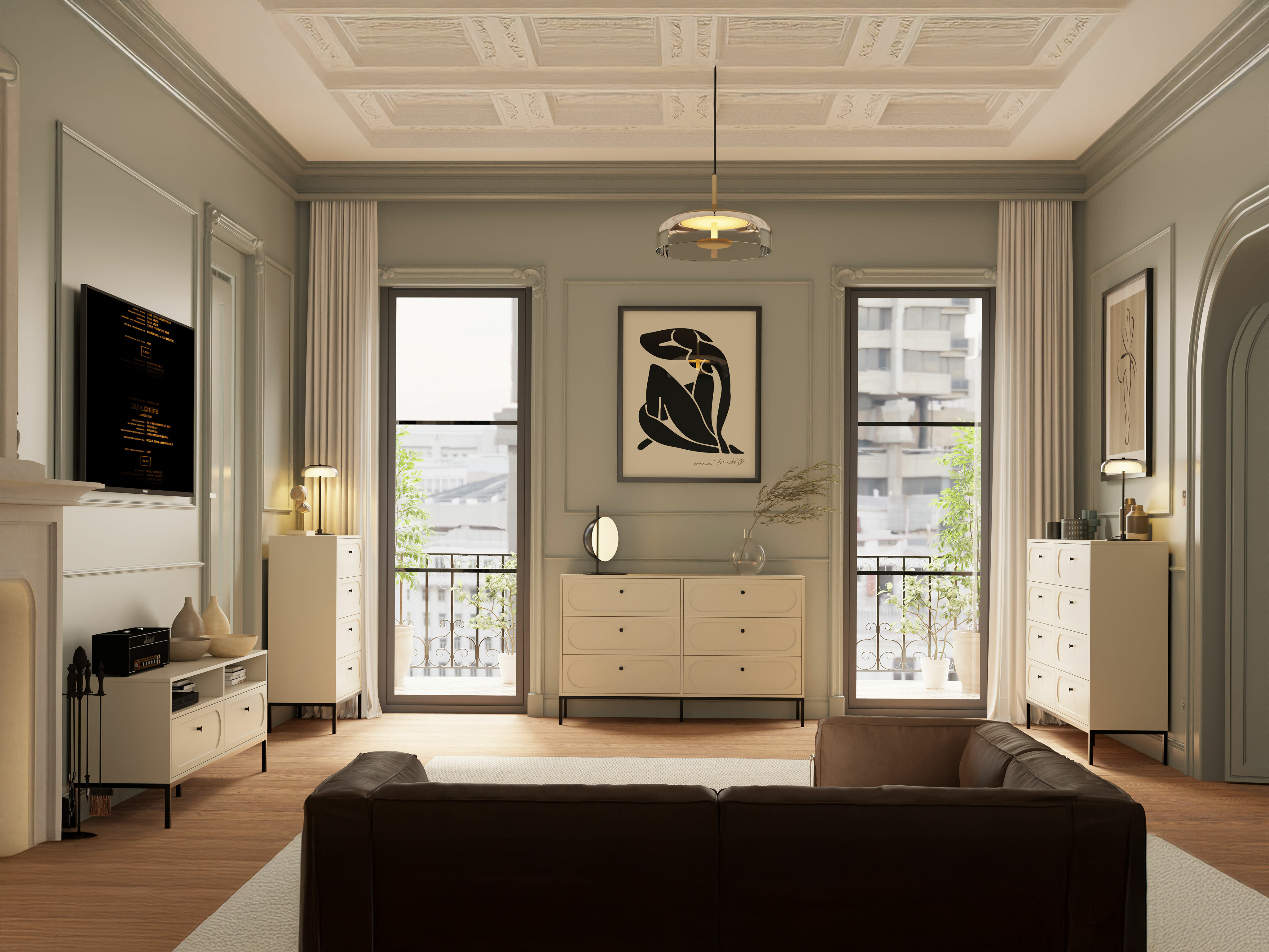 Comodă TV Bristol 235 (Cașmir)