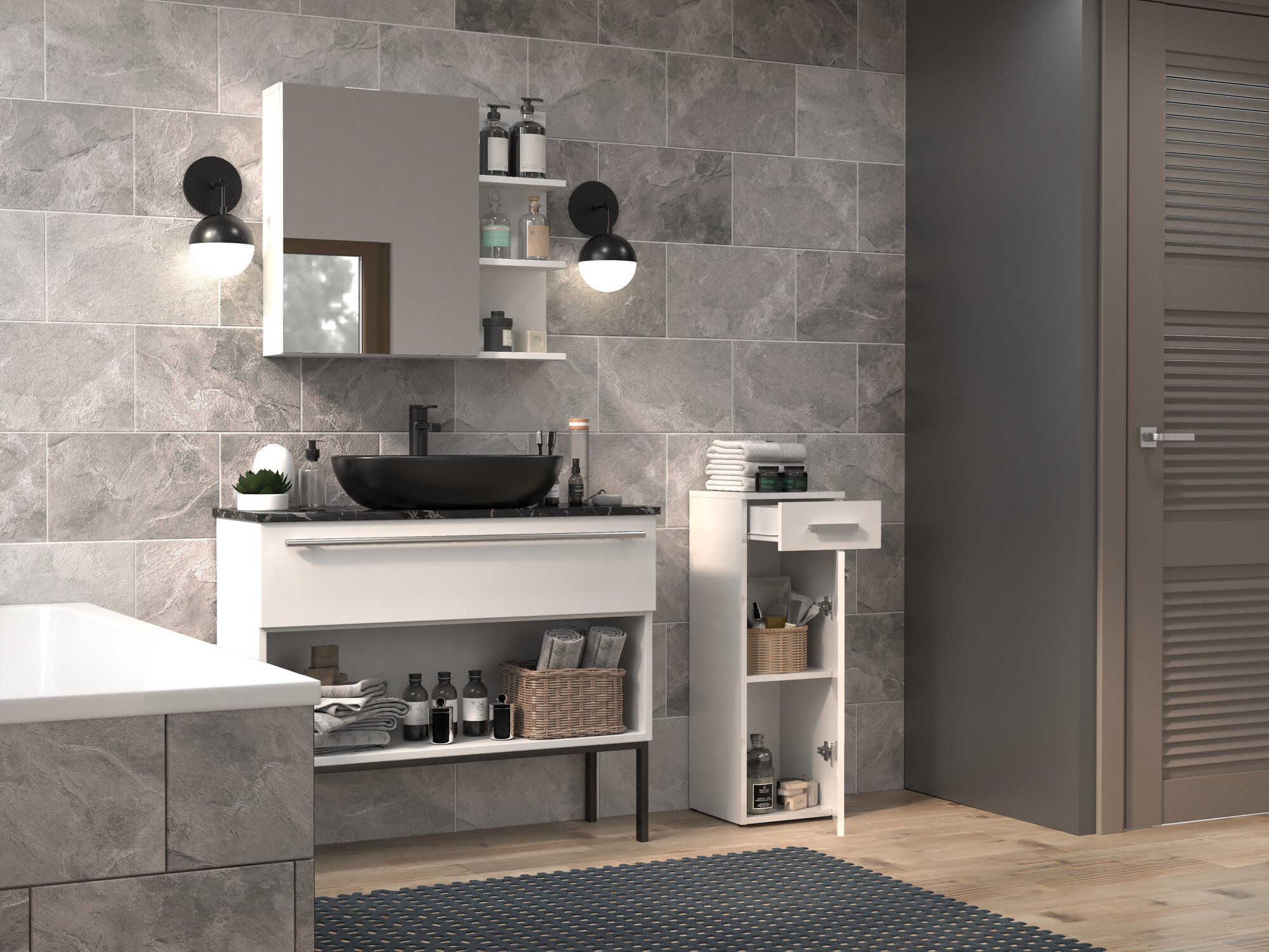 Cabinet de baie neancorat SR10768