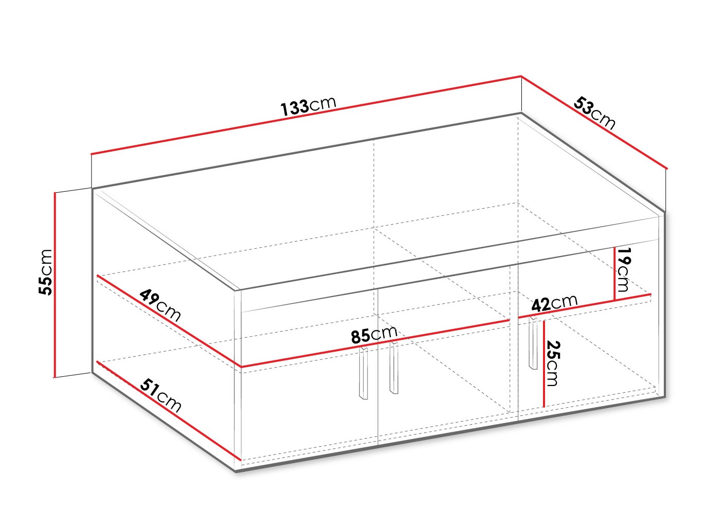 Bufet Novduni 124 (Stejar lefkas)