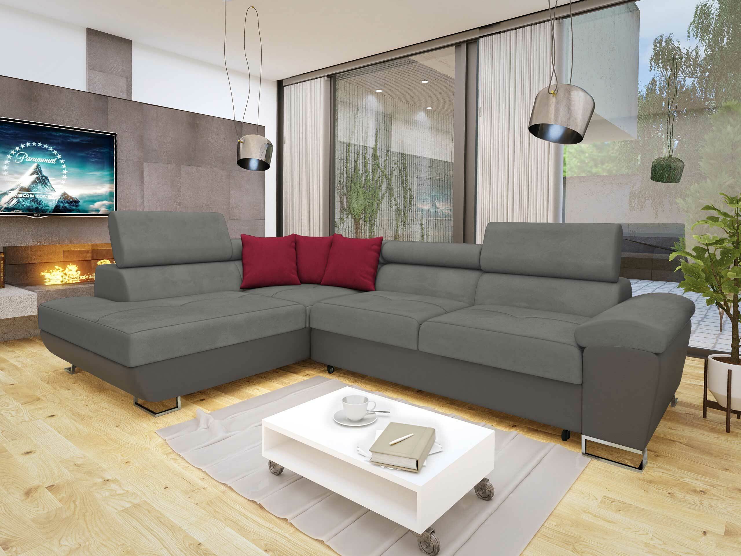 Colțar Comfivo Ruta II (Soft 029 + Uttario Velvet 2971 + Kronos 02)
