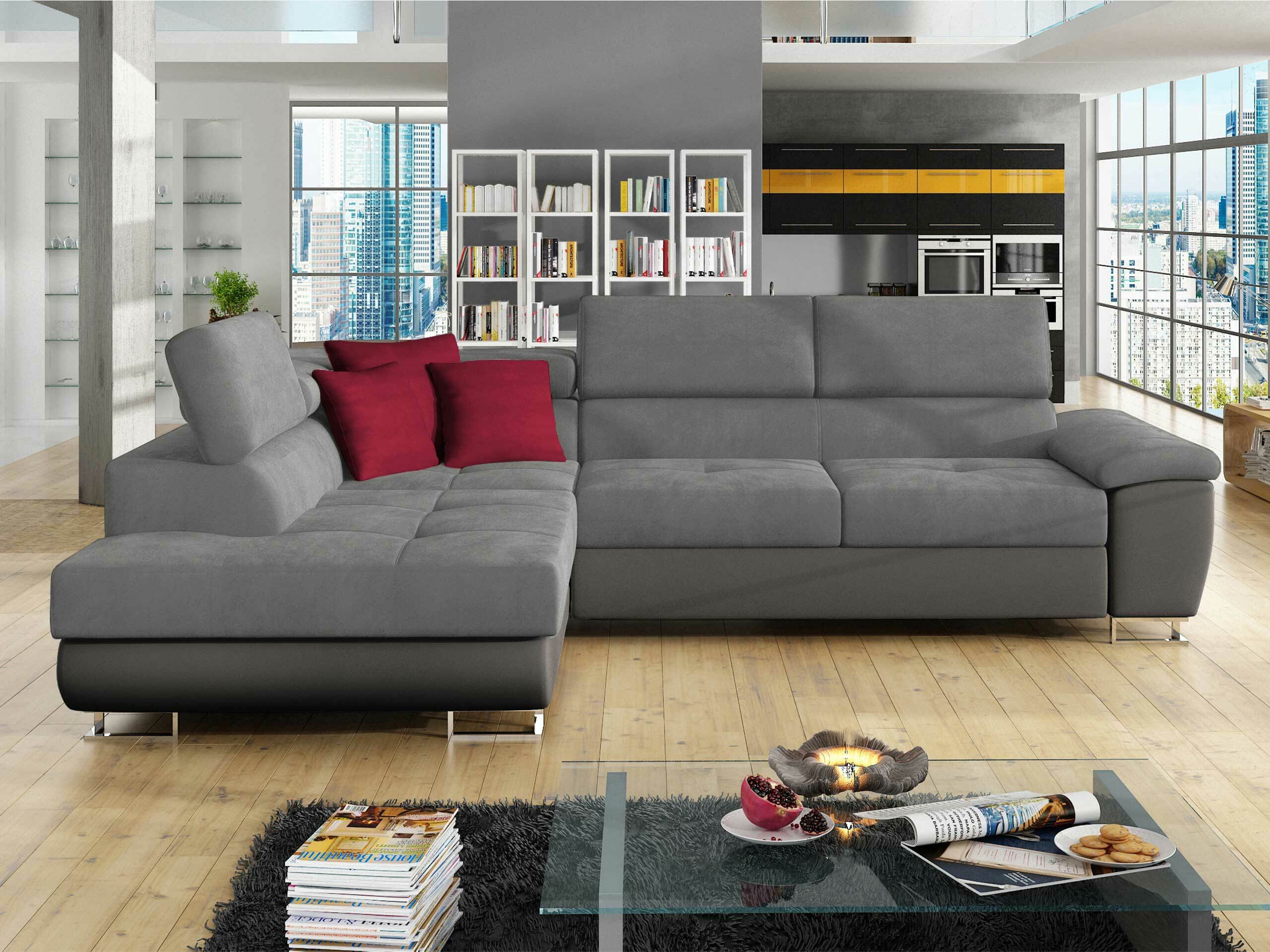 Colțar Comfivo Ruta II (Soft 029 + Uttario Velvet 2971 + Kronos 02)