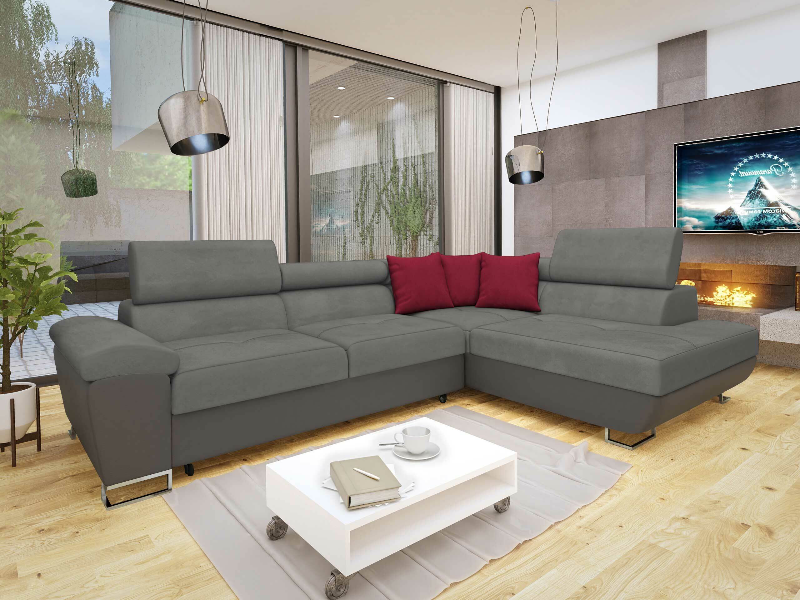 Colțar Comfivo Ruta II (Soft 029 + Uttario Velvet 2971 + Kronos 02)