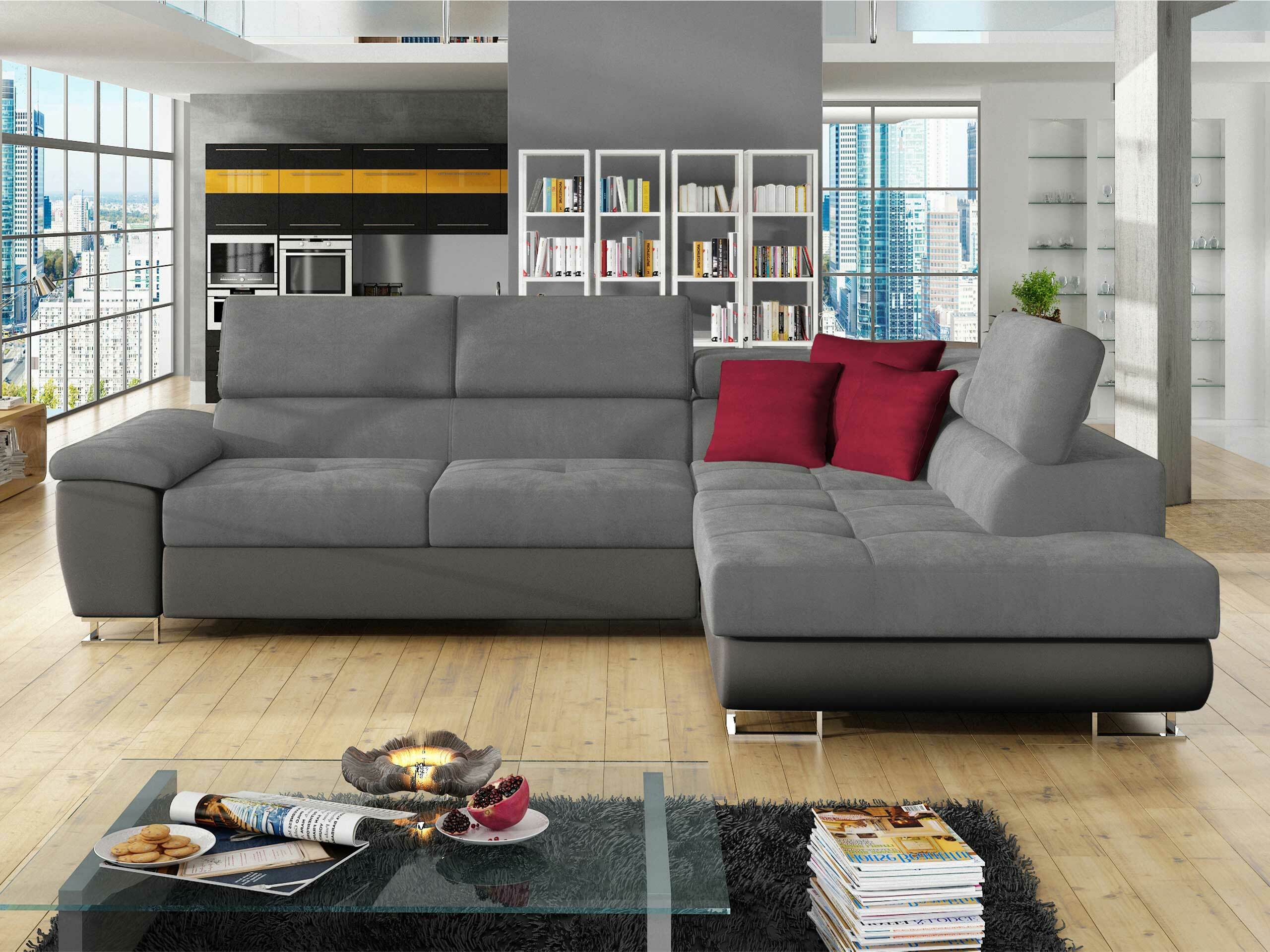 Colțar Comfivo Ruta II (Soft 029 + Uttario Velvet 2971 + Kronos 02)
