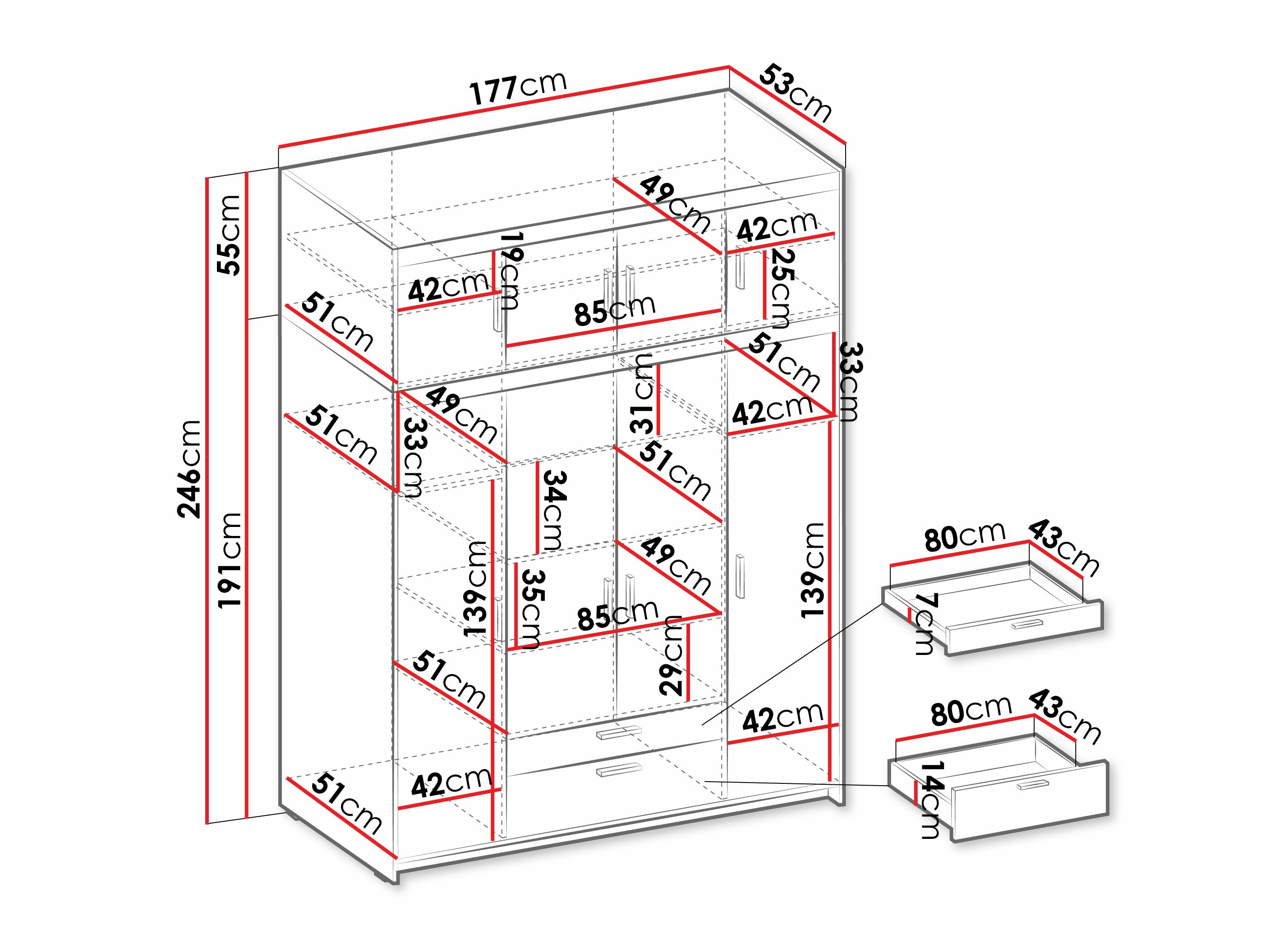 Dulap Novduni 106 (Alb)