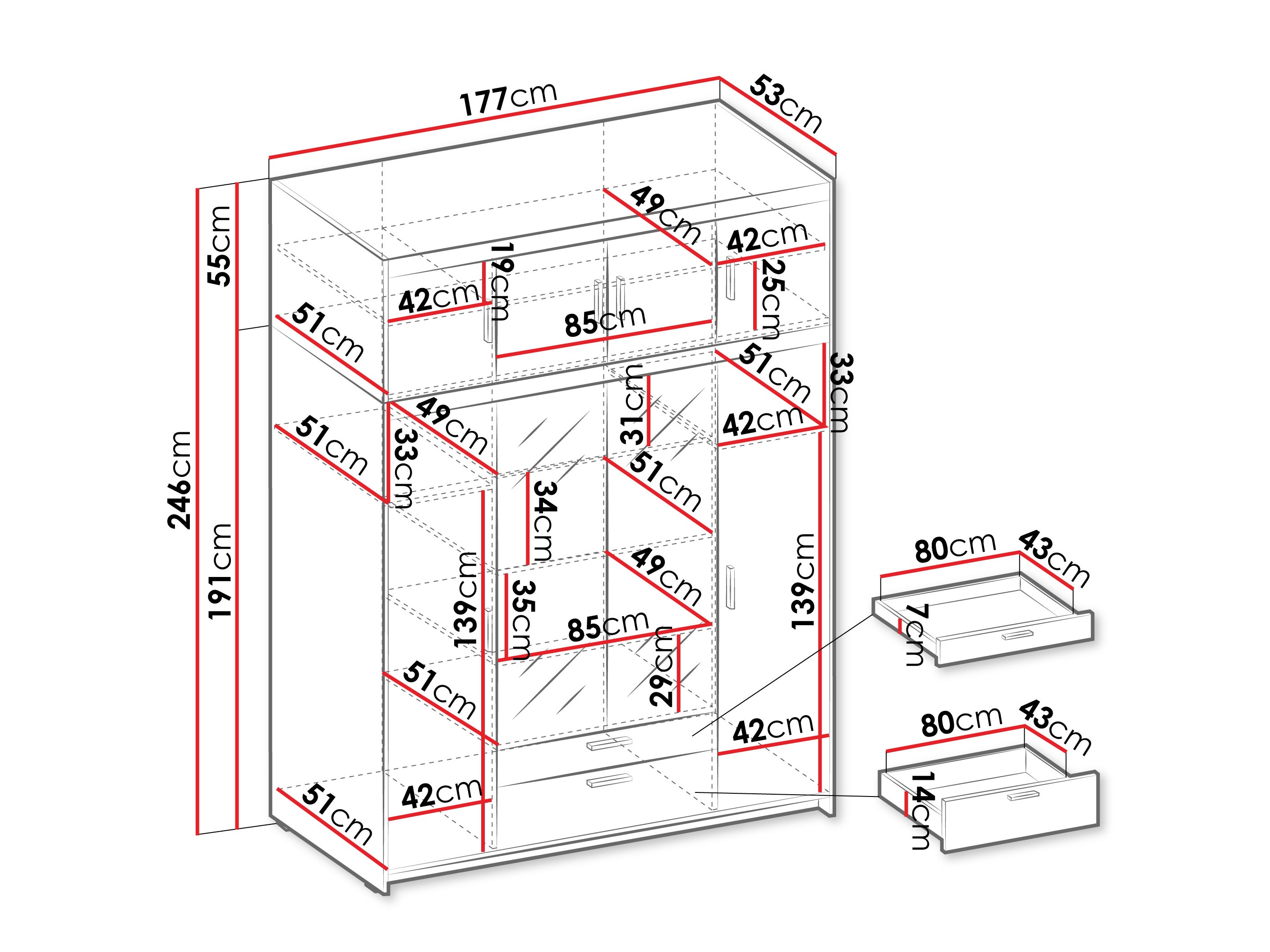 Dulap Novduni 109 (Bej)