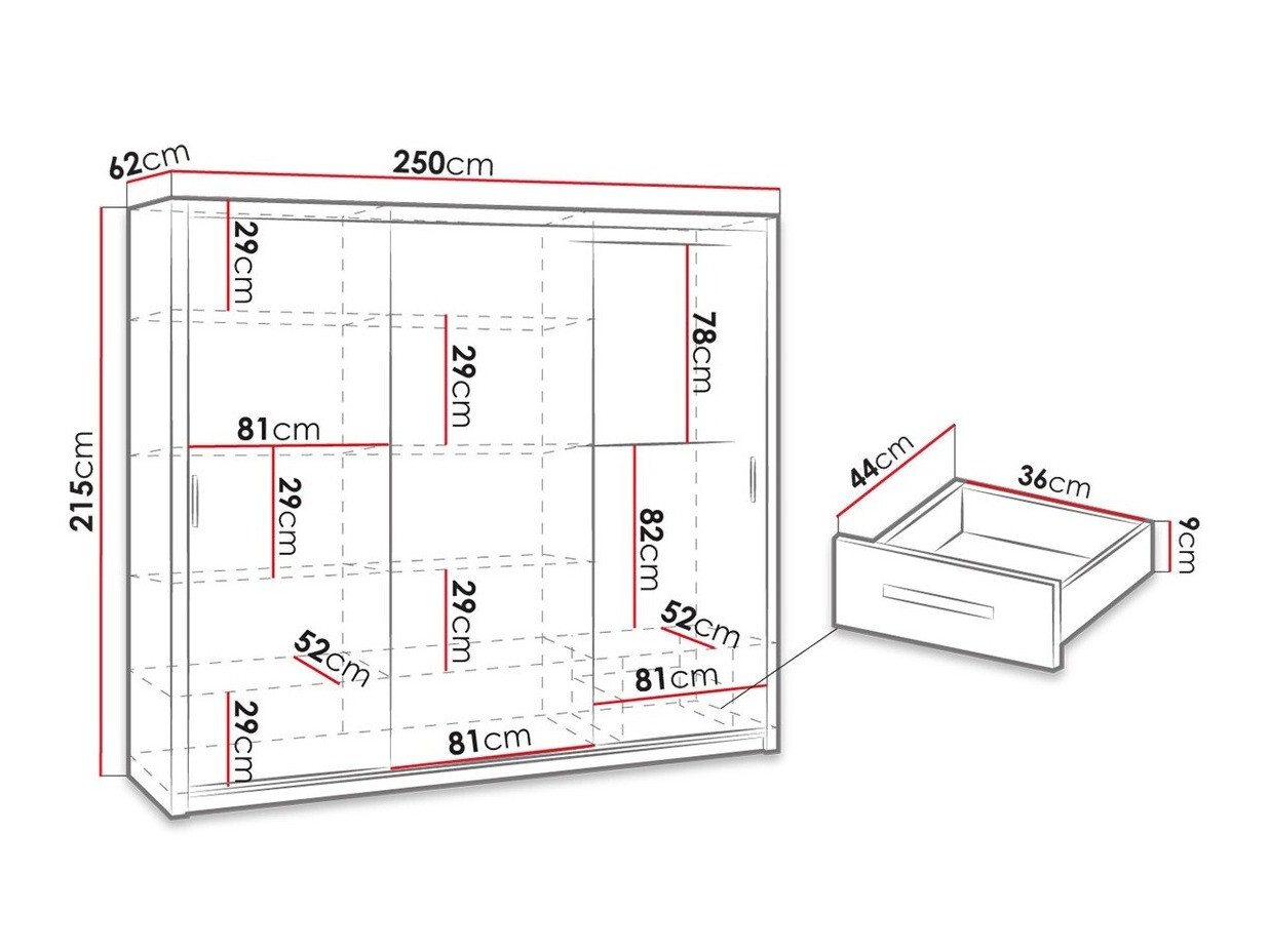 Dulap SR10826 cu ambalaj deteriorat