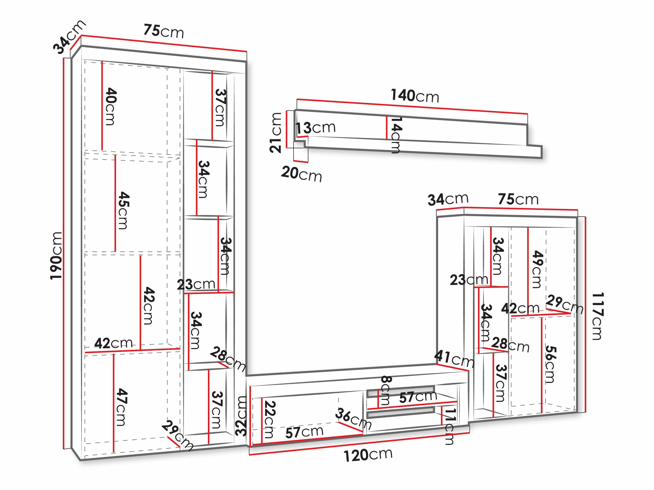 Set camera de zi Tucson 103 (Alb)