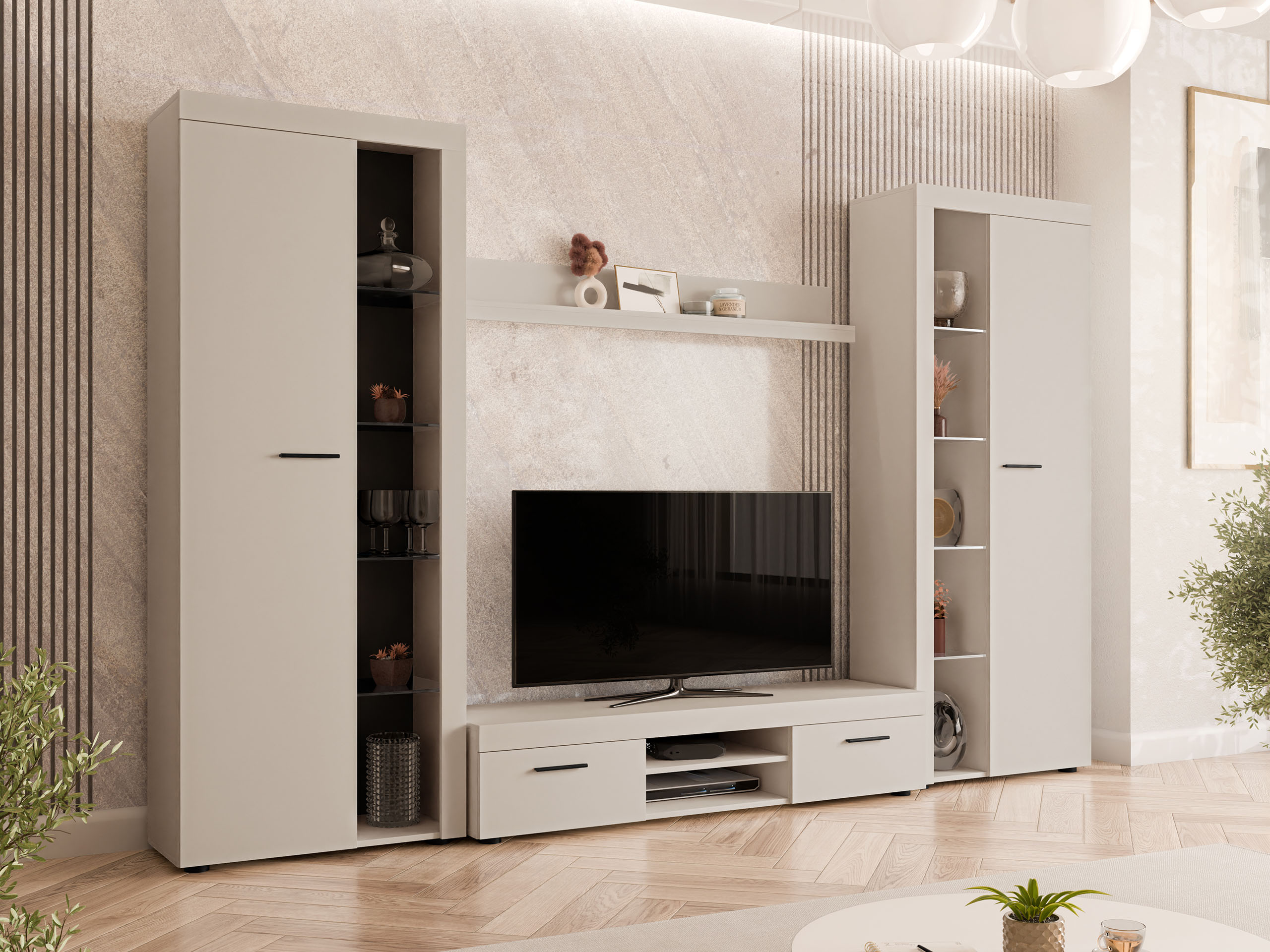 Set de living Univio II (Bej)