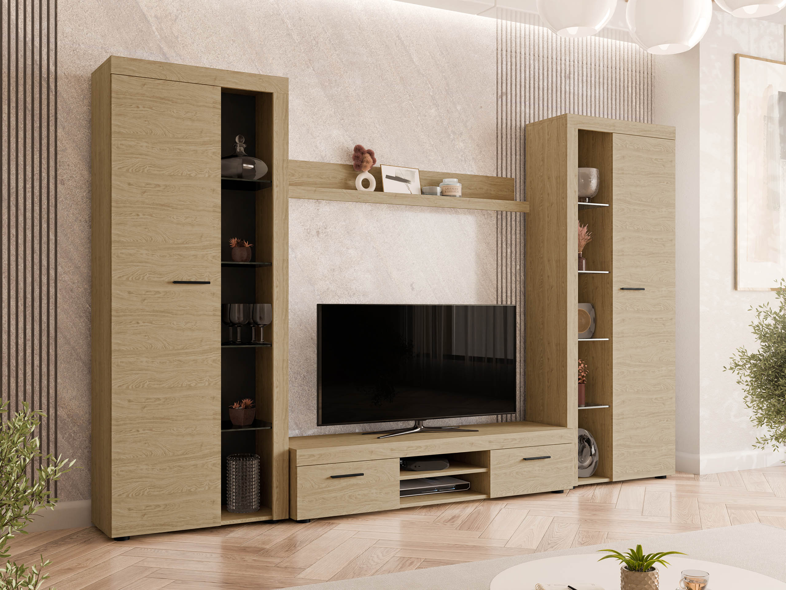 Set de living Univio II (Stejar)