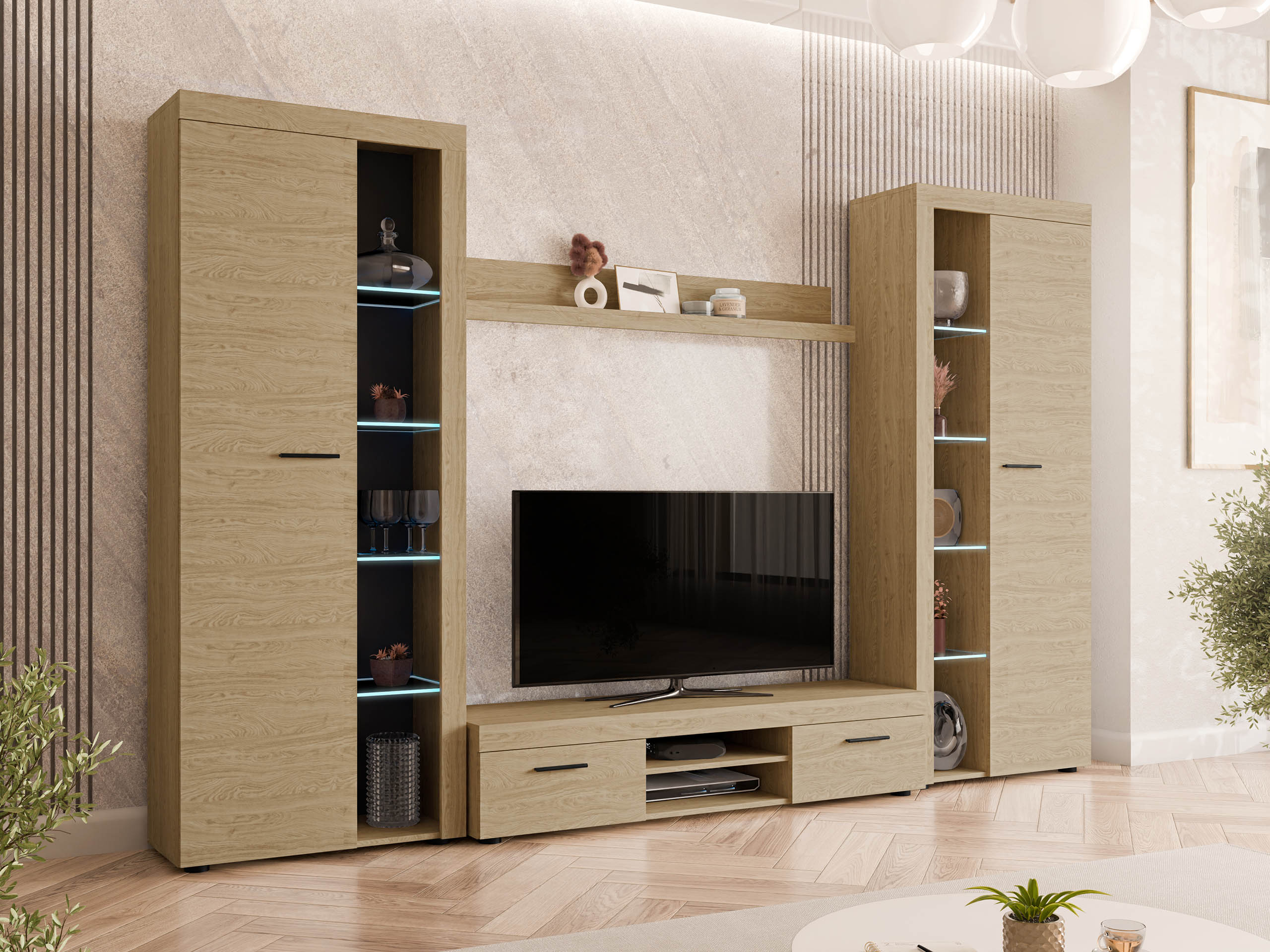 Set de living Univio II (Stejar)