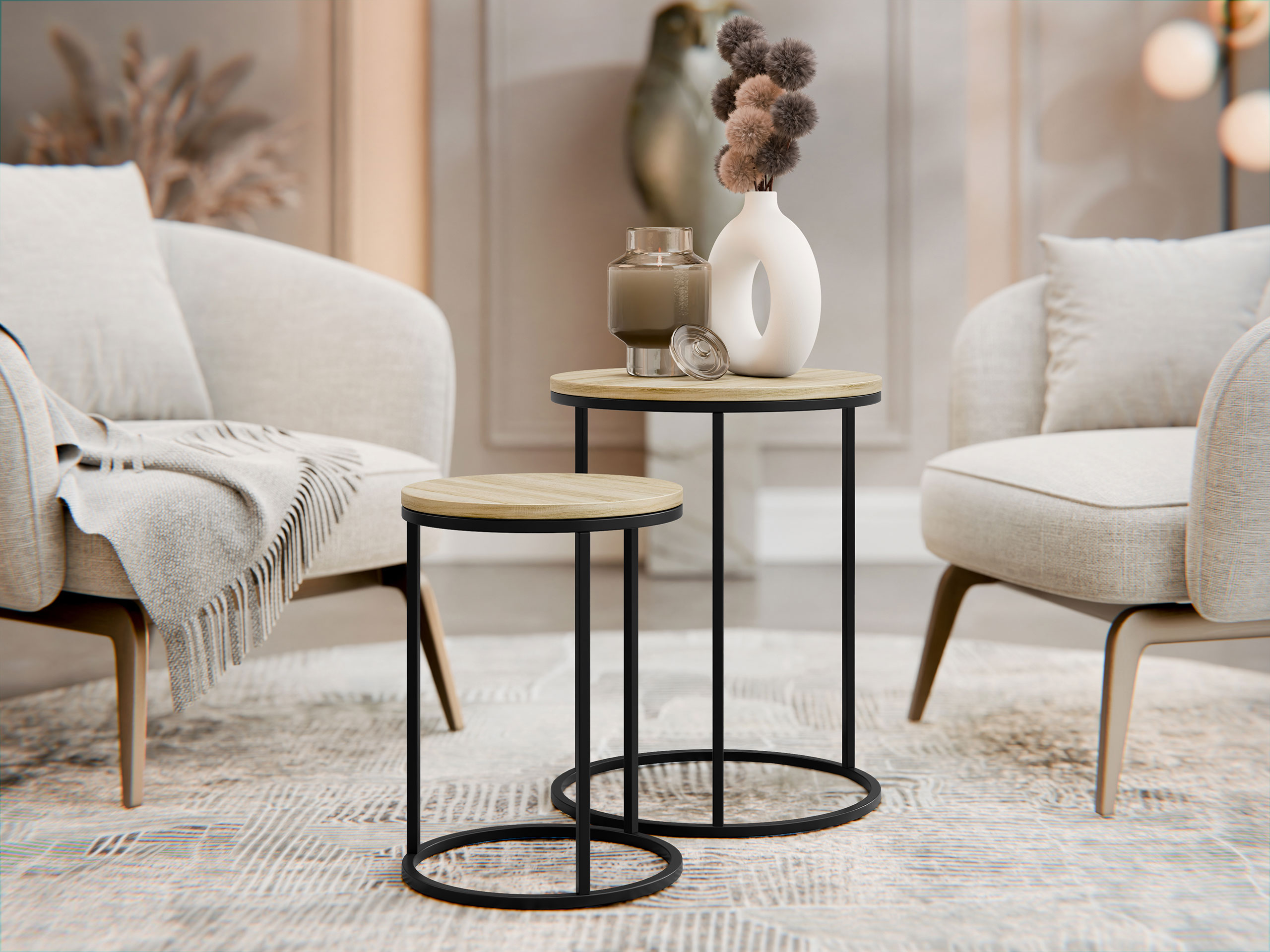 Set mese laterale Iter (Maro deschis)