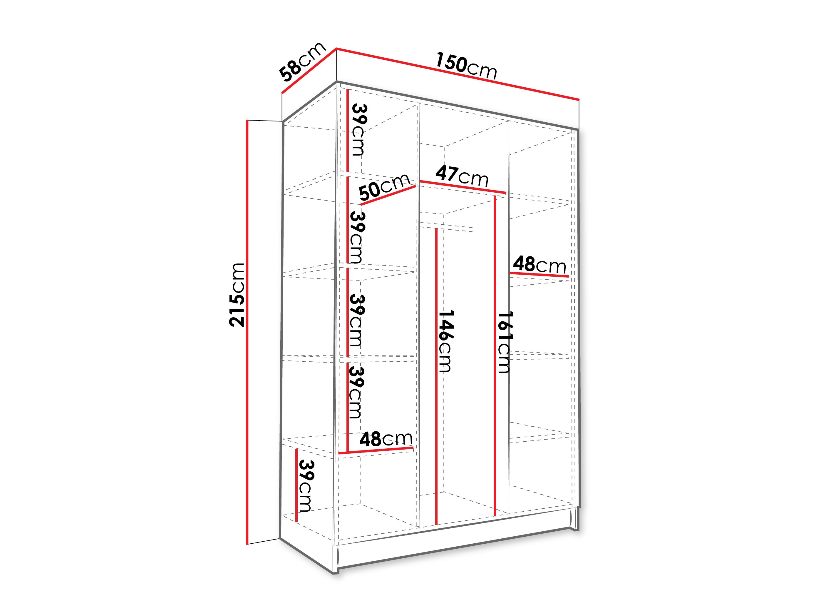 Dulap Closico Decoron I (Nuc)