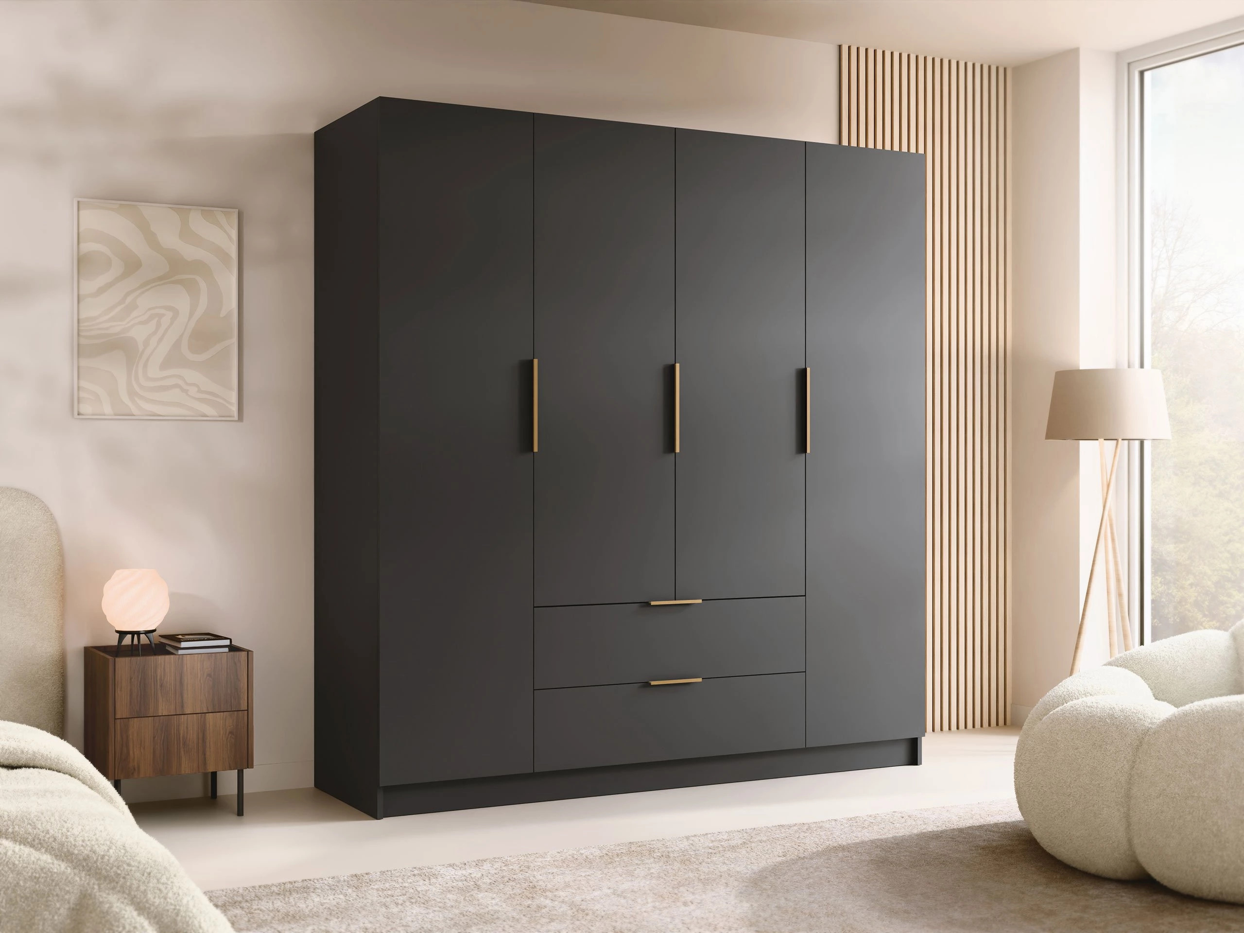 Dulap Closico Cadron I (Negru)