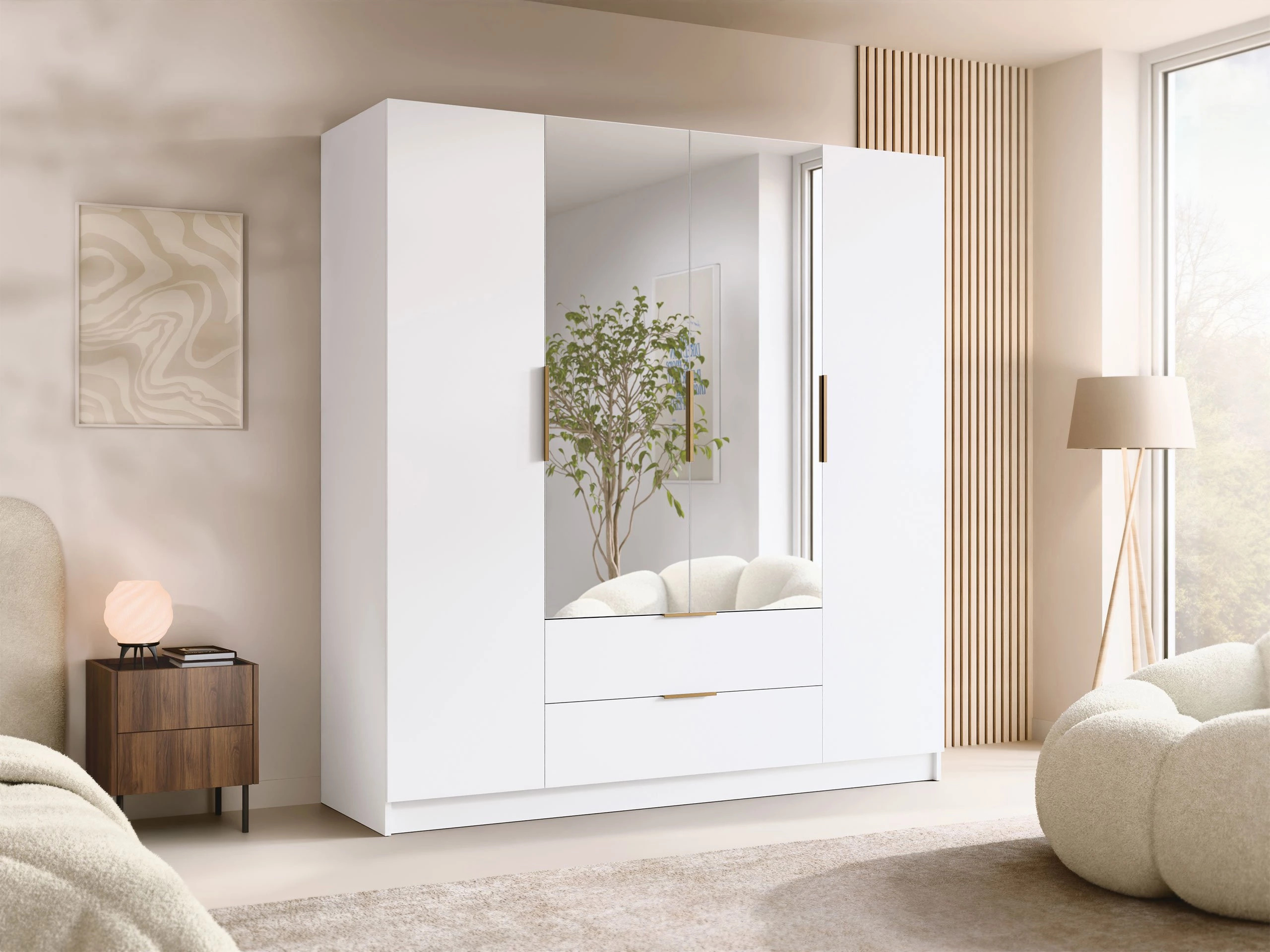 Dulap Closico Cadron II (Alb)