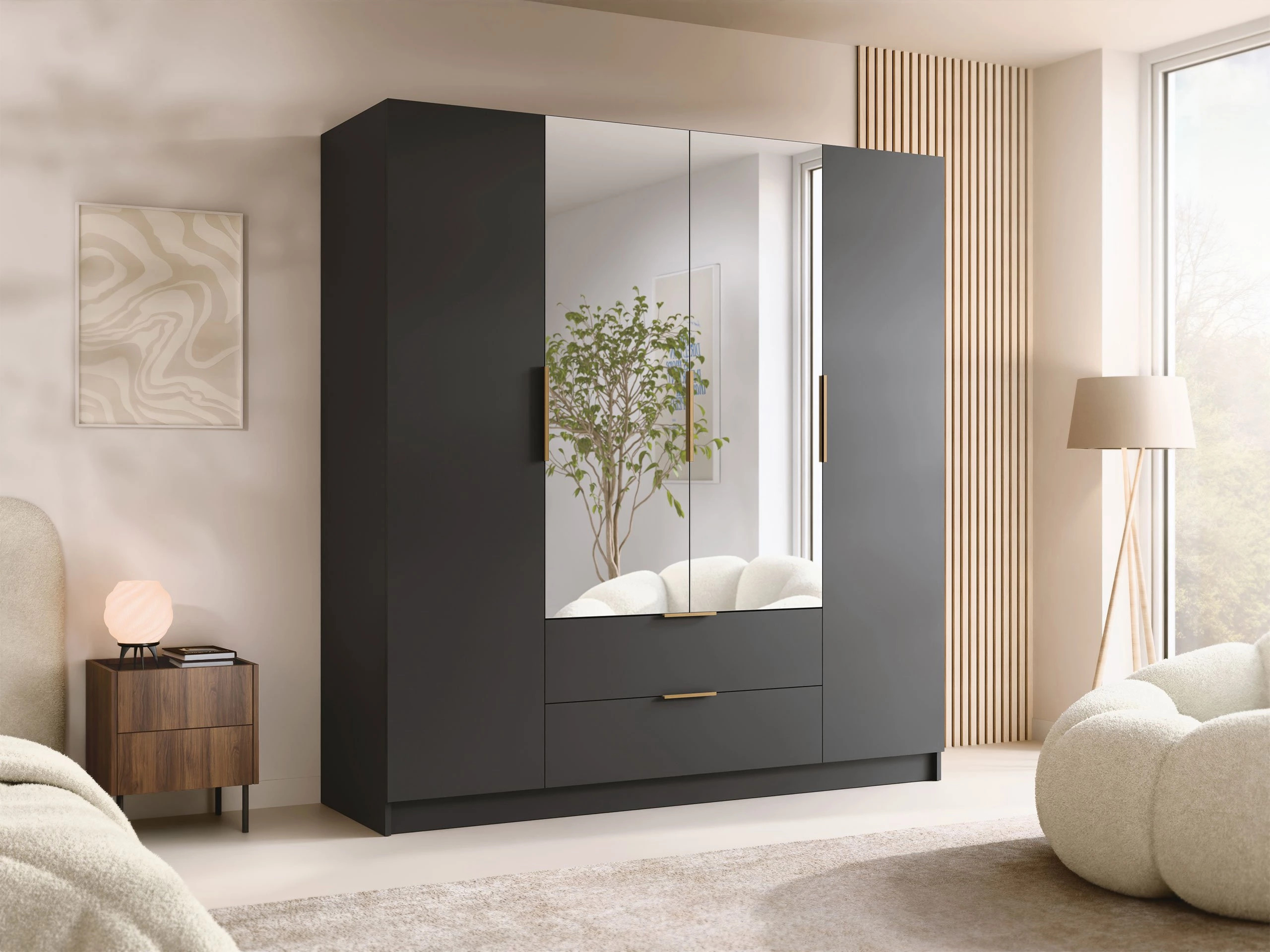 Dulap Closico Cadron II (Negru)