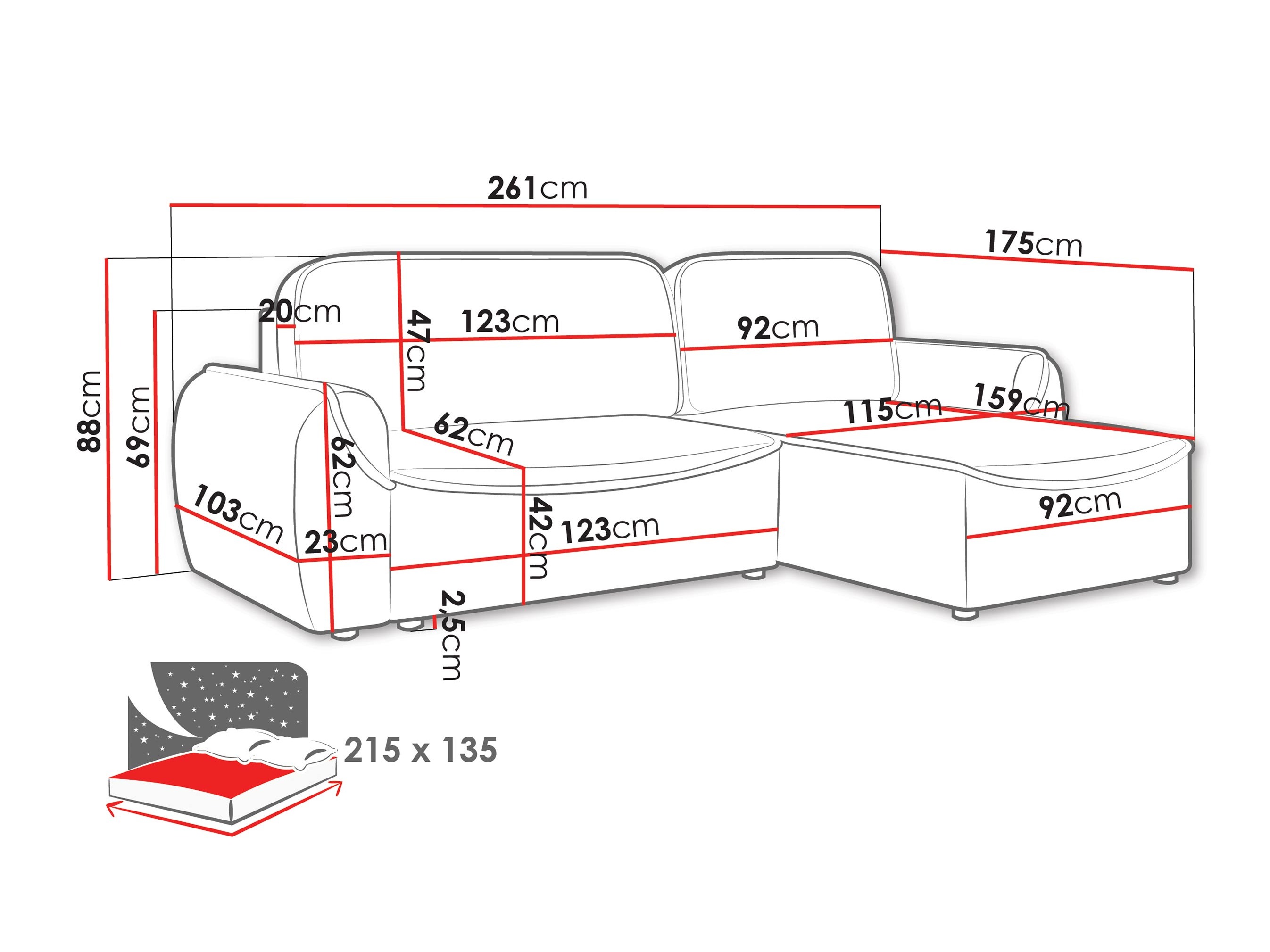Colțar Comfivo 503 (Cruz 79)