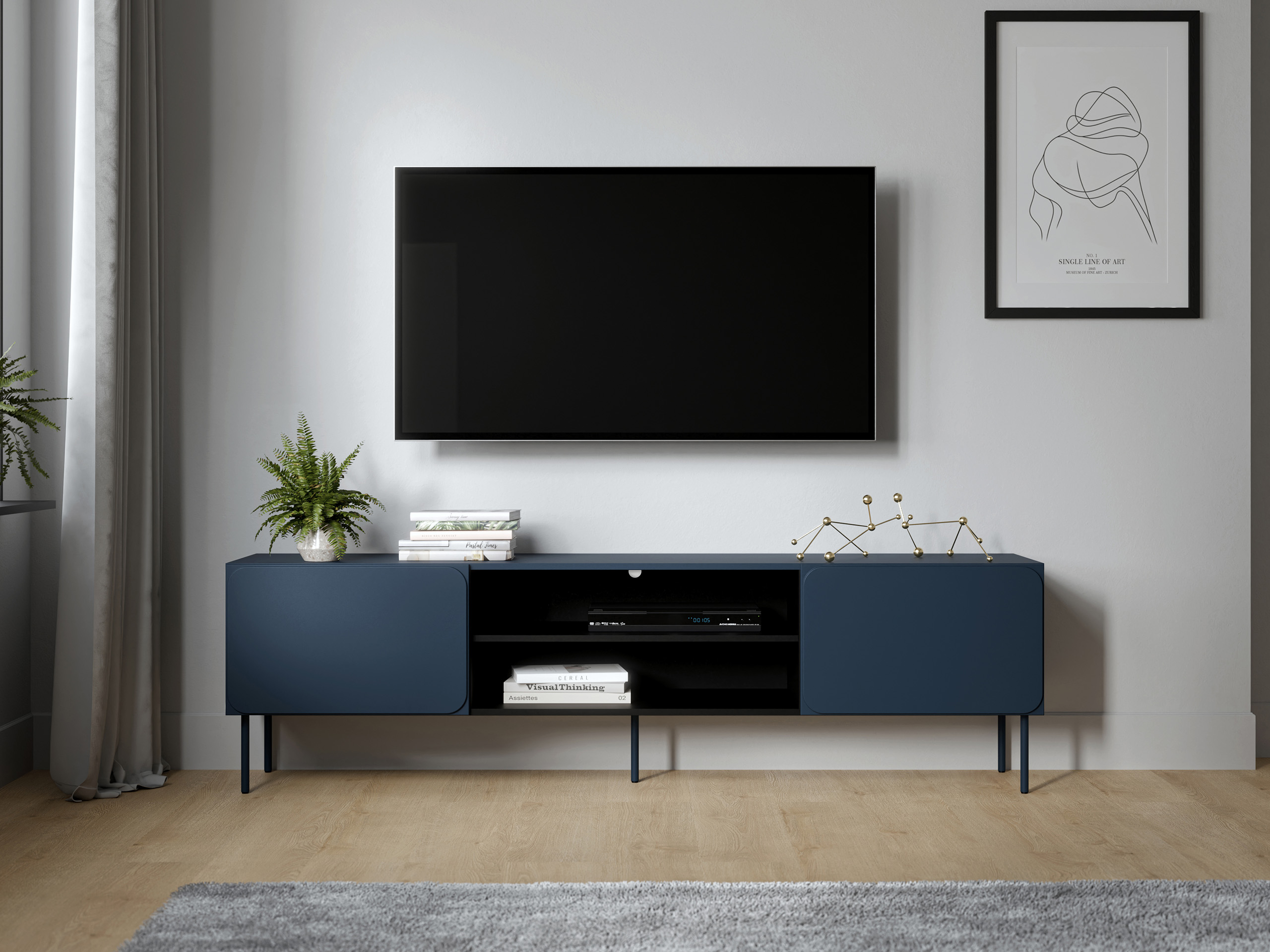 Comodă TV Fentore 102 (Indigo)