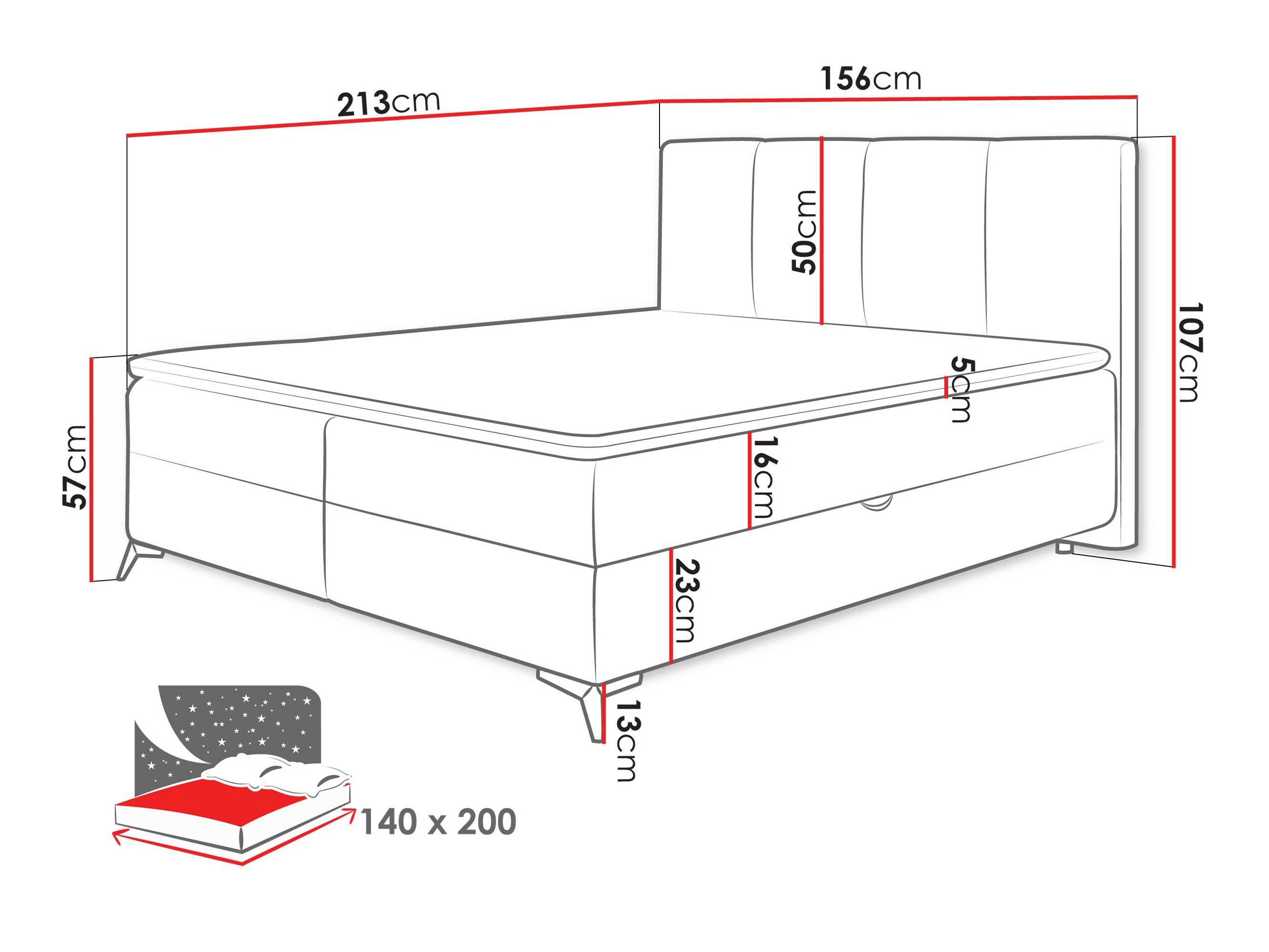 Pat boxspring Viter (Vibe 26)