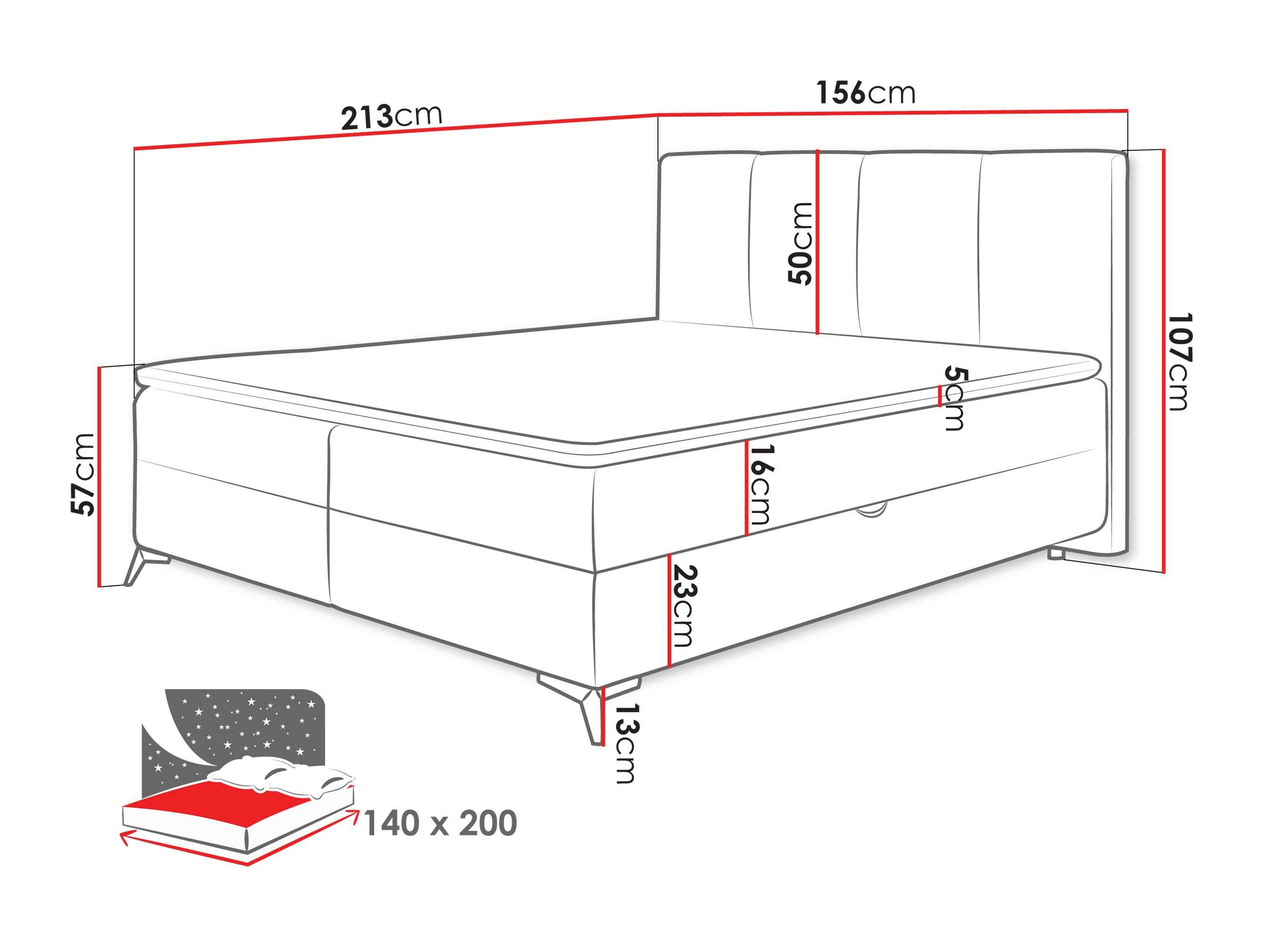 Pat boxspring Viter (Vibe 86)