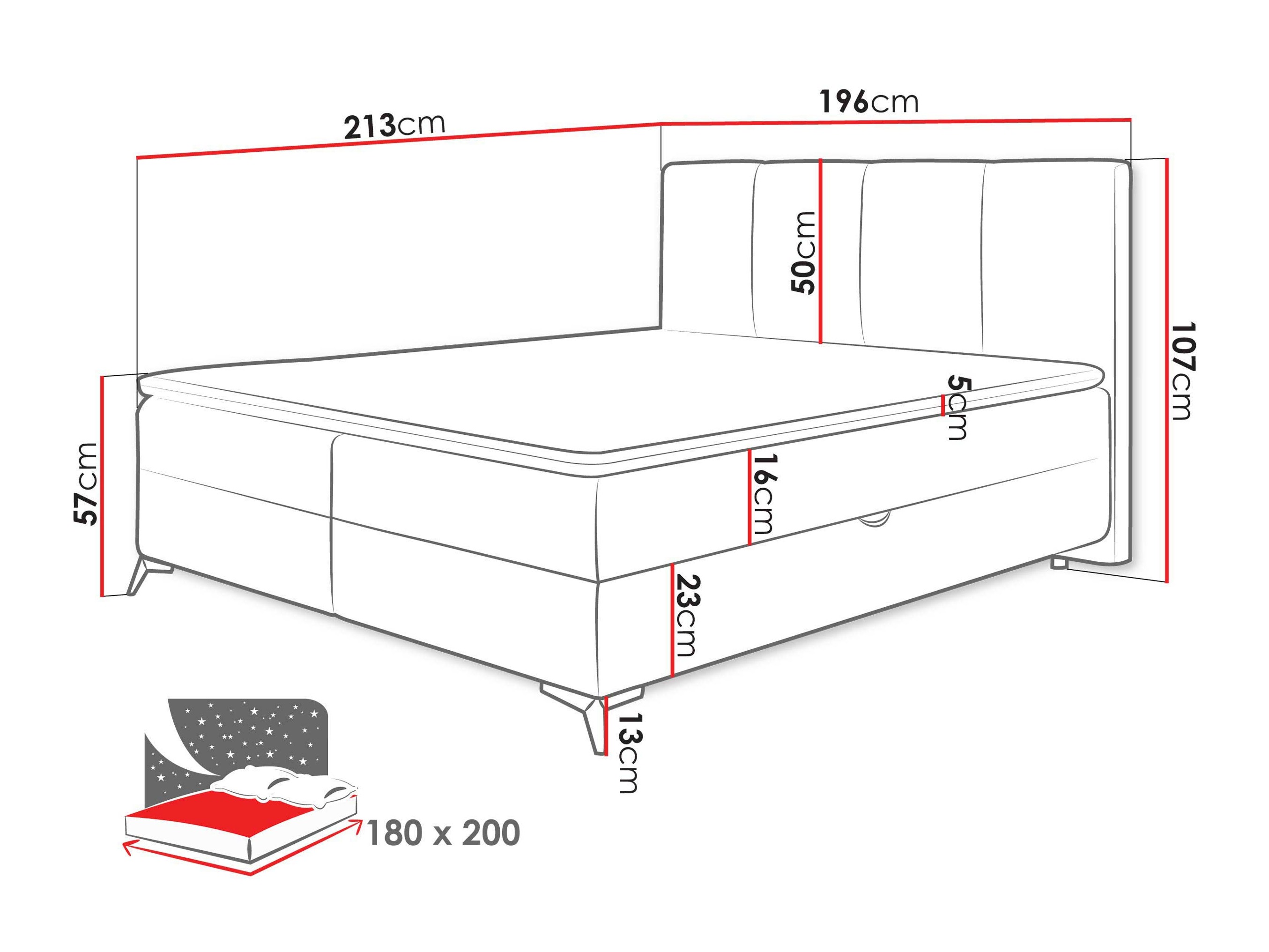 Pat boxspring Viter (Vibe 86)