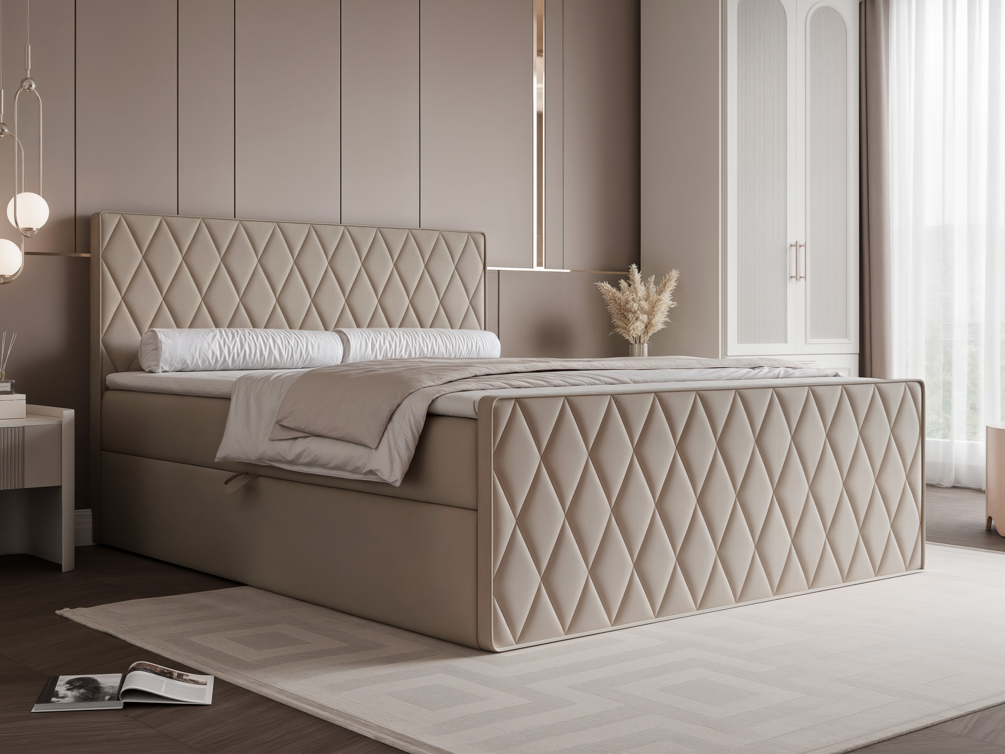 Pat boxspring Martinez 129 (Magic Velvet 2210)