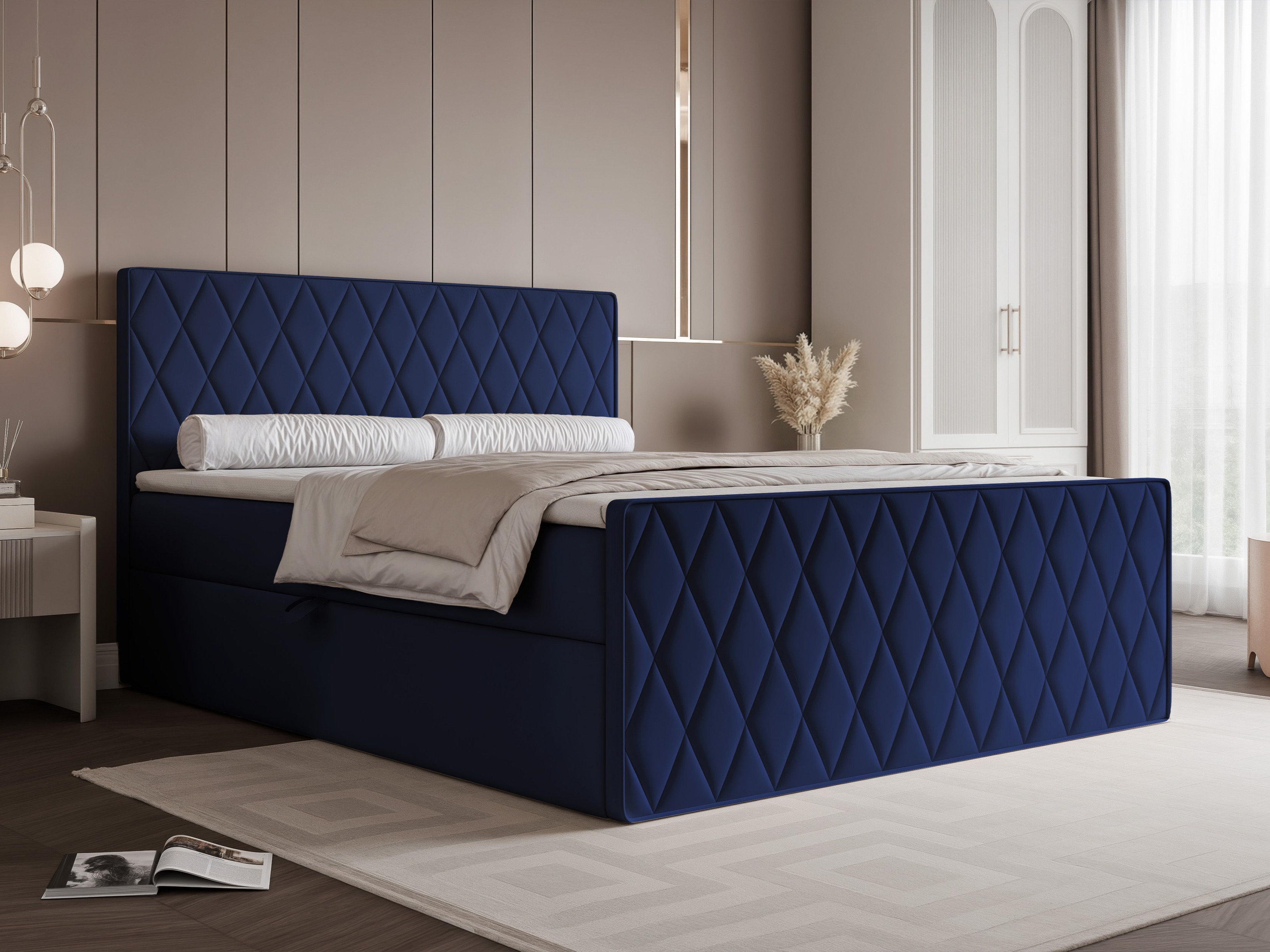 Pat boxspring Martinez 129 (Magic Velvet 2216)